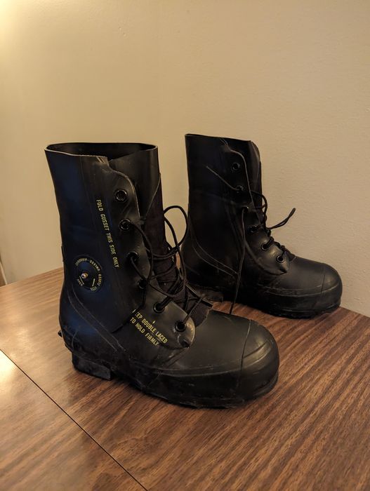 Vintage Bata Military Extreme Cold Rubber Boot Mickey Mouse Boots | Grailed