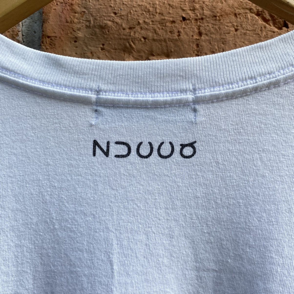 Zucca ZUCCA Crewneck T-Shirt with Black Logo Print on Front Size US L / EU 52-54 / 3 - 7 Thumbnail