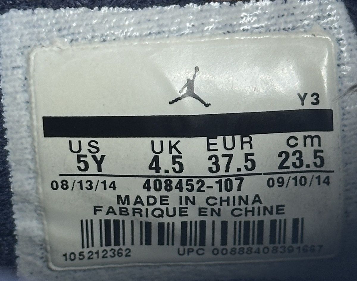 Jordan Brand Jordan 4 Columbia Size 5Y Size US 5 / EU 37 - 7 Thumbnail