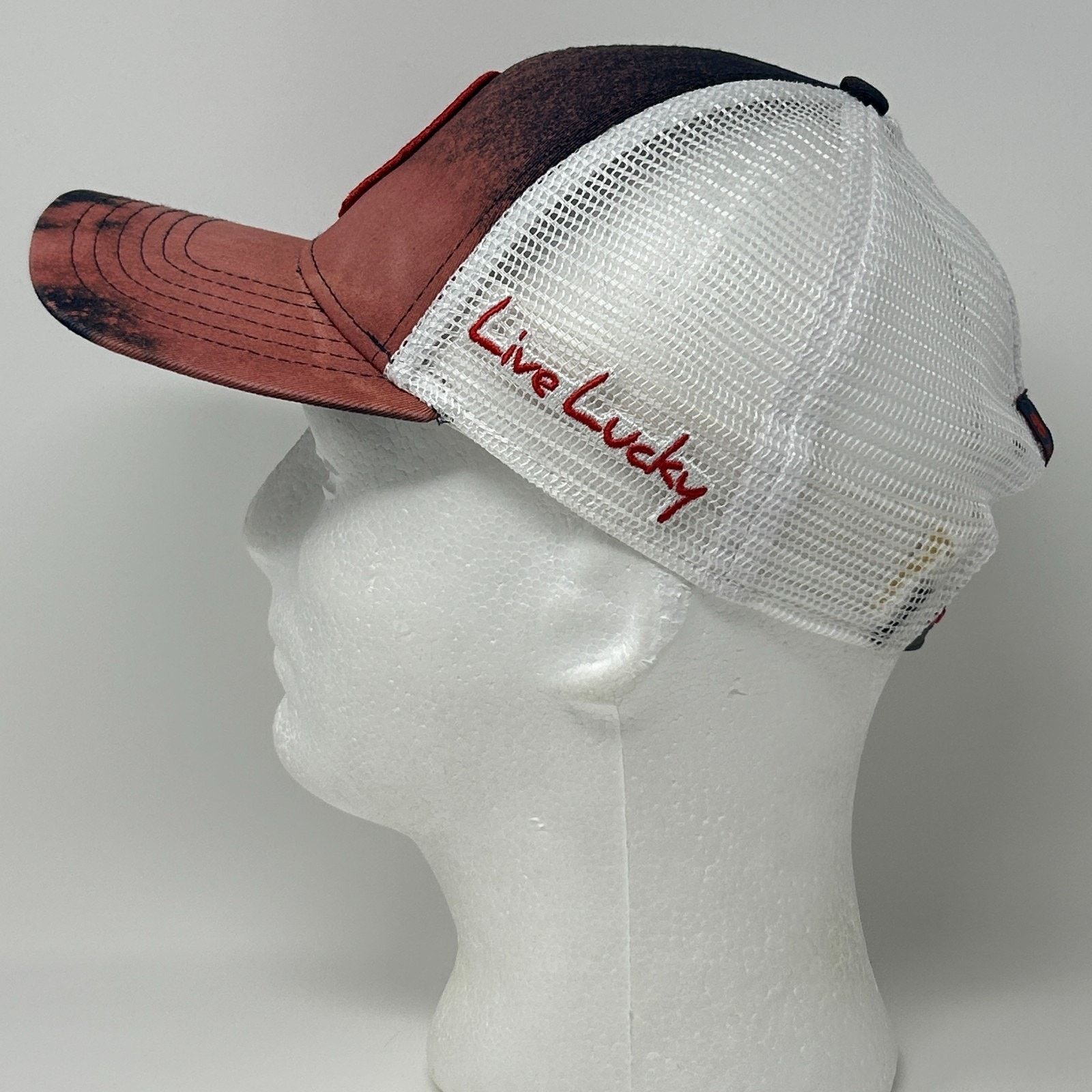 Other Black Clover USA Luck Trucker Hat Baseball Cap Blue Size ONE SIZE - 8 Thumbnail