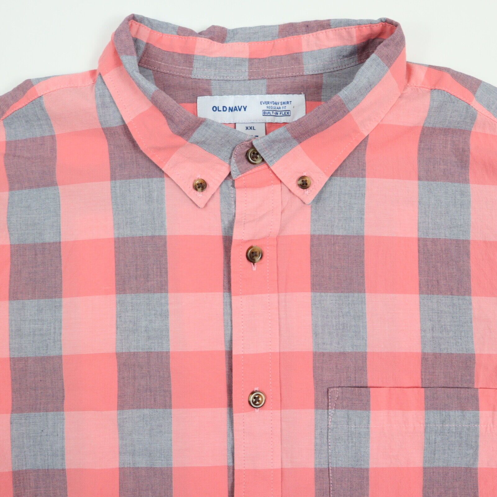 Old Navy Old Navy Everyday Shirt Regular Fit Built-In Flex Pink