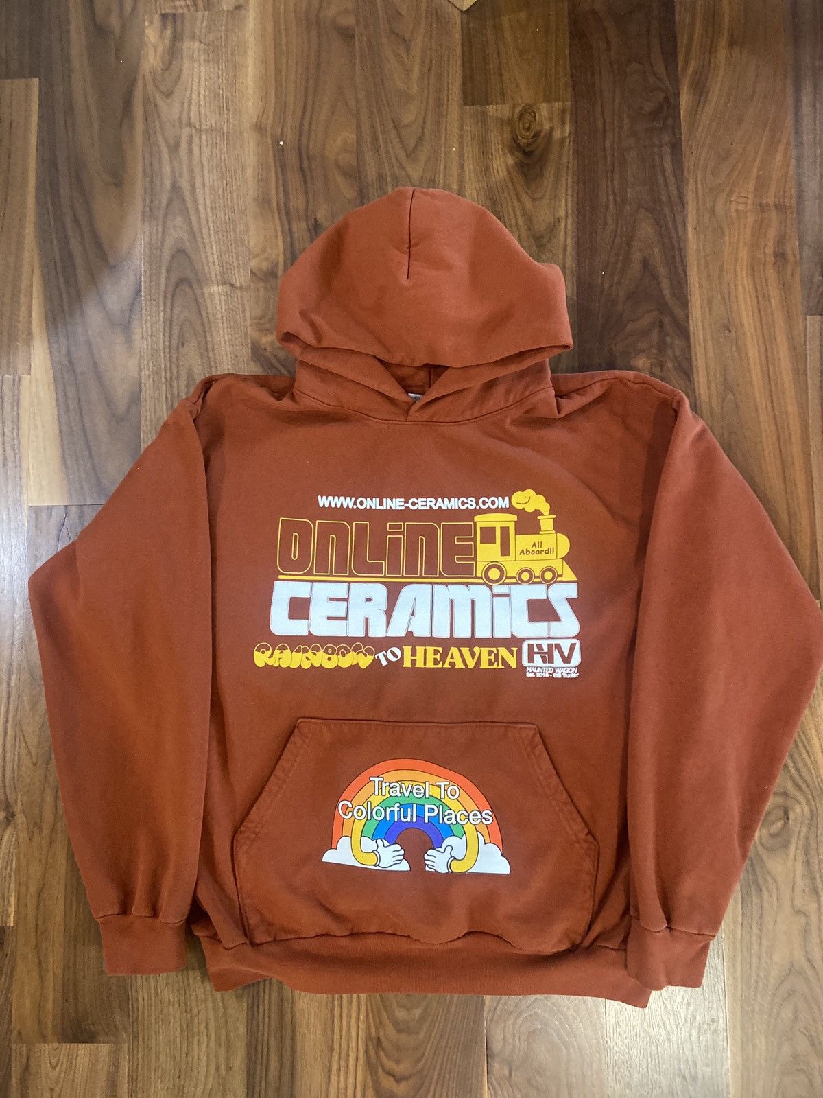 Online Ceramics Online. Ceramics Rainbow To Heaven Hoodie Size US XL / EU 56 / 4 - 1 Thumbnail