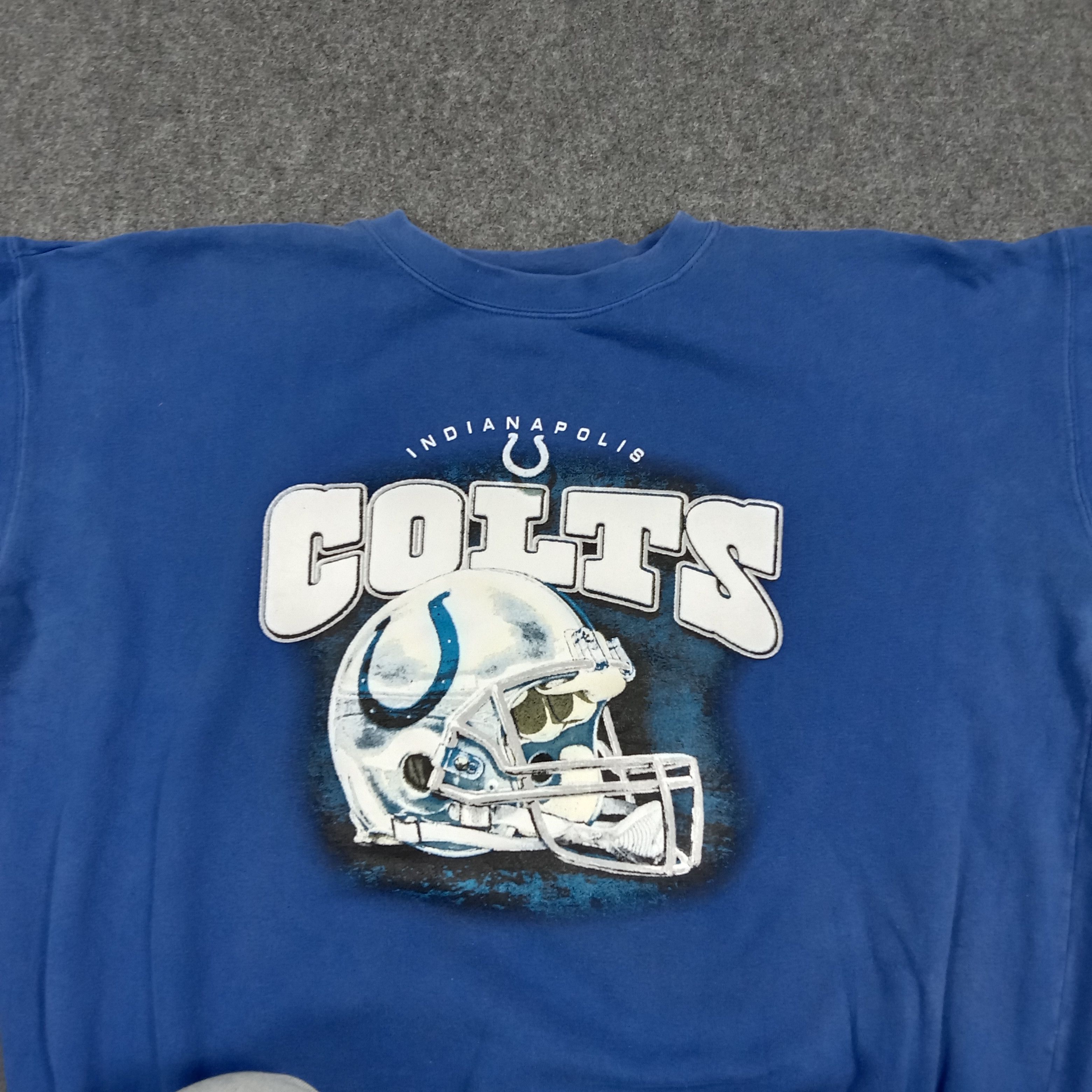 NFL Indianapolis Colts Football Team Graphic Sweatshirt C286N1 Size US XL / EU 56 / 4 - 2 Thumbnail