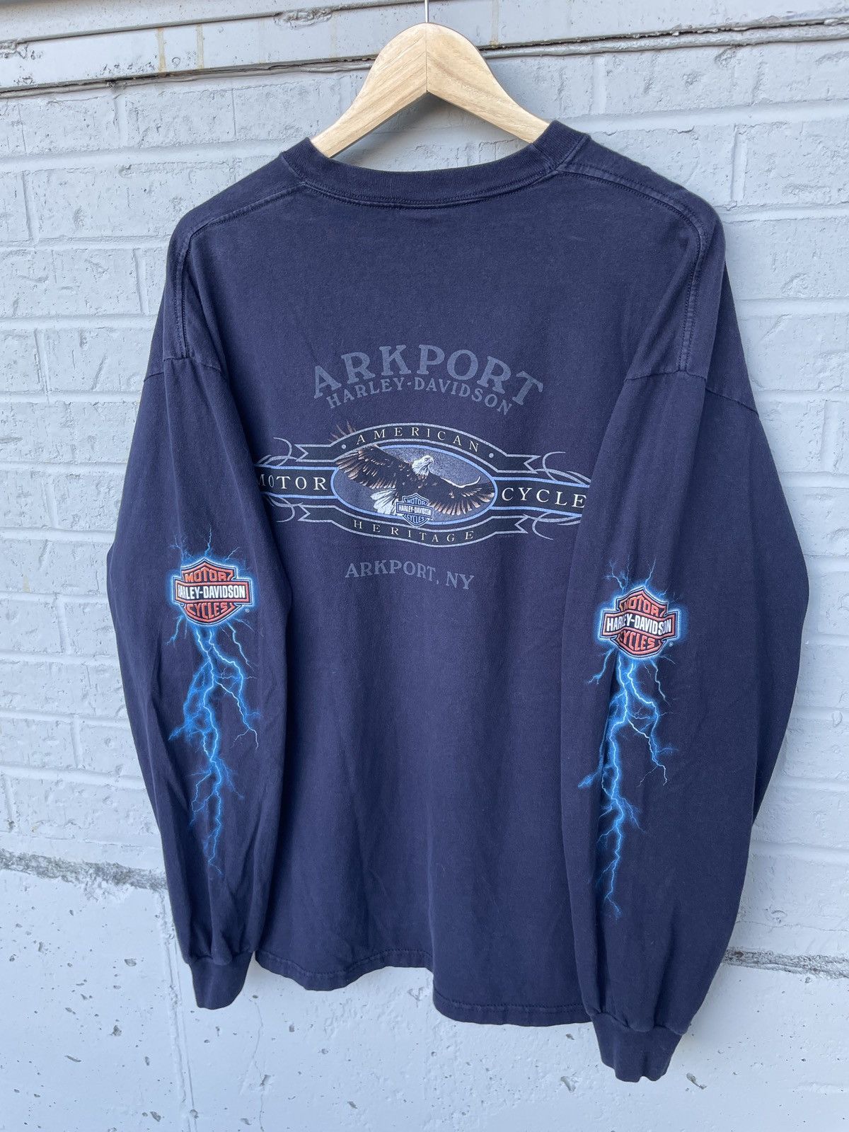 Harley Davidson Harley Davidson Lightning Long Sleeve Size US XL / EU 56 / 4 - 4 Thumbnail