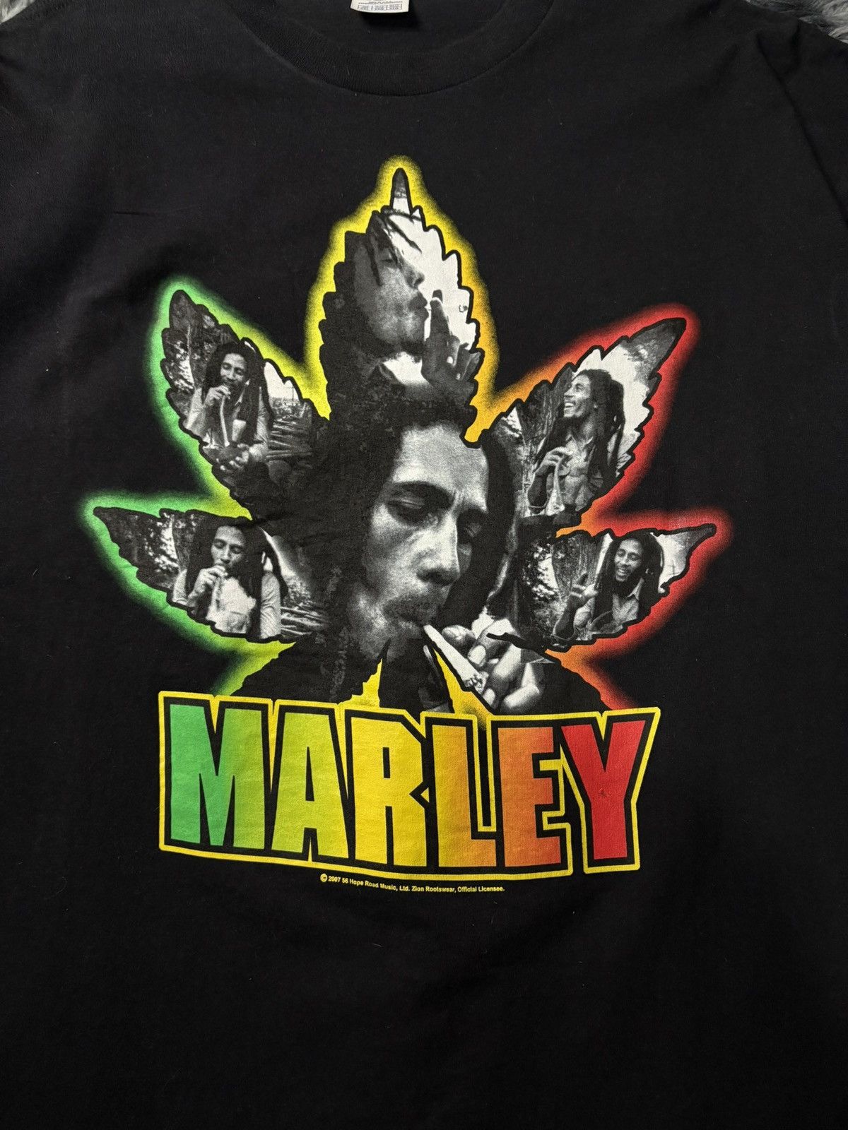 Bob Marley 2007 bob Marley Tee Delta tag Size US XXL / EU 58 / 5 - 4 Thumbnail