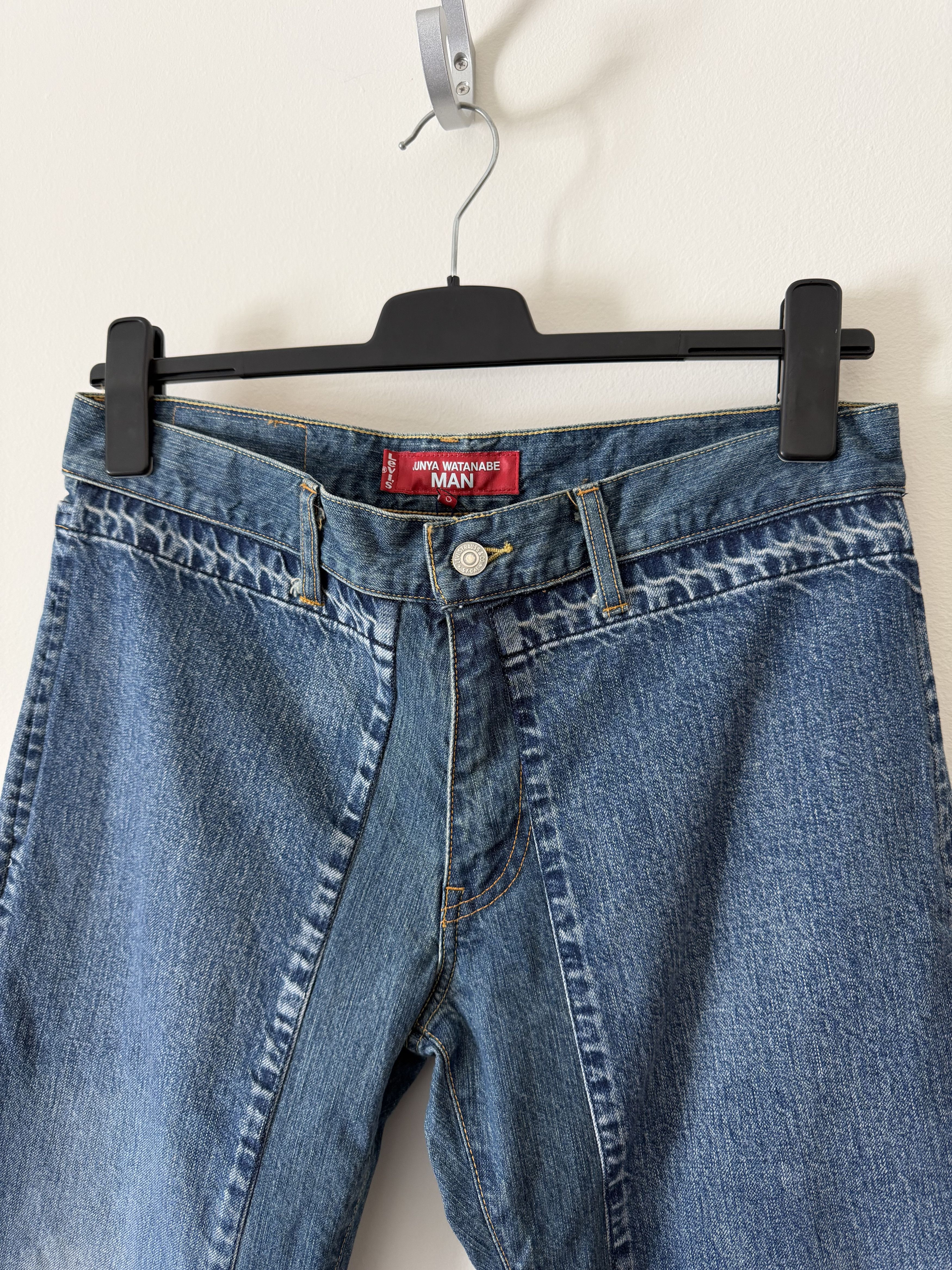 Junya Watanabe × Levi's Junya Watanbe Levi's Inkjet Name Berberjin Denim Jeans Size US 32 / EU 48 - 2 Thumbnail