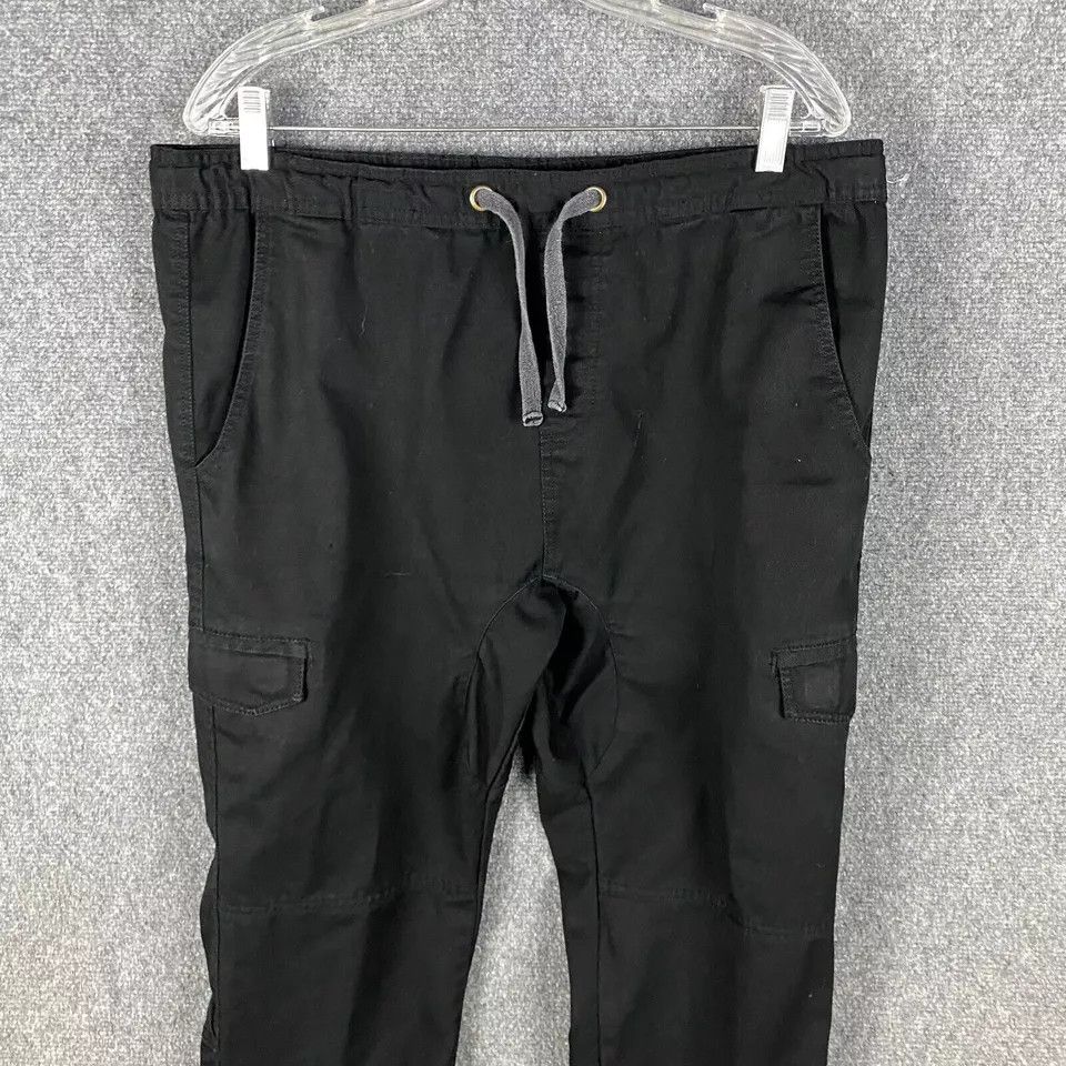 Burnside Burnside Joggers Men's Large Athletic Drawstring Elastic L Size US 36 / EU 52 - 2 Thumbnail