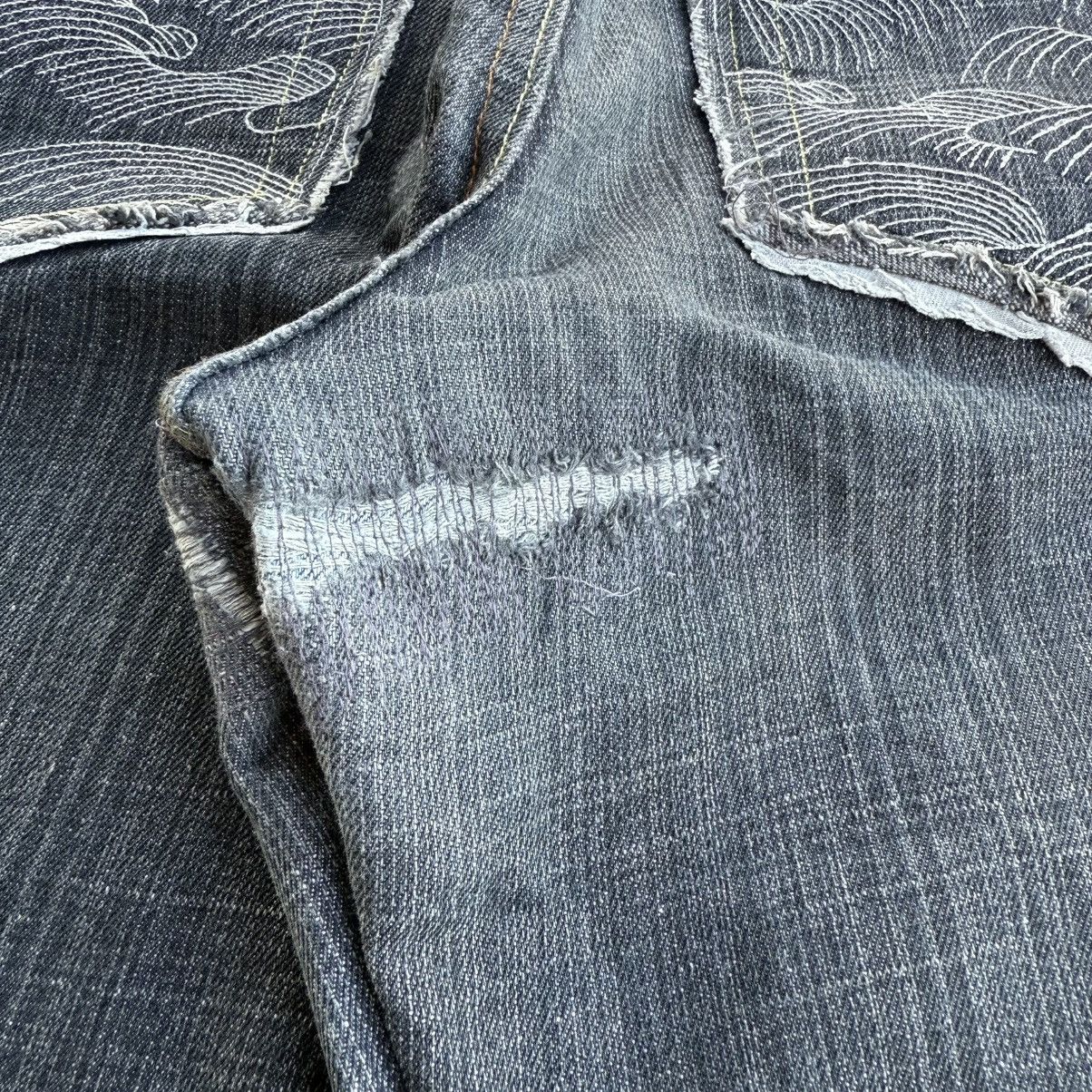 Japanese Brand × Jean × Vintage VINTAGE GUMU INTERNATIONAL BLACK JEAN DENIM PANTS Size US 32 / EU 48 - 14 Thumbnail