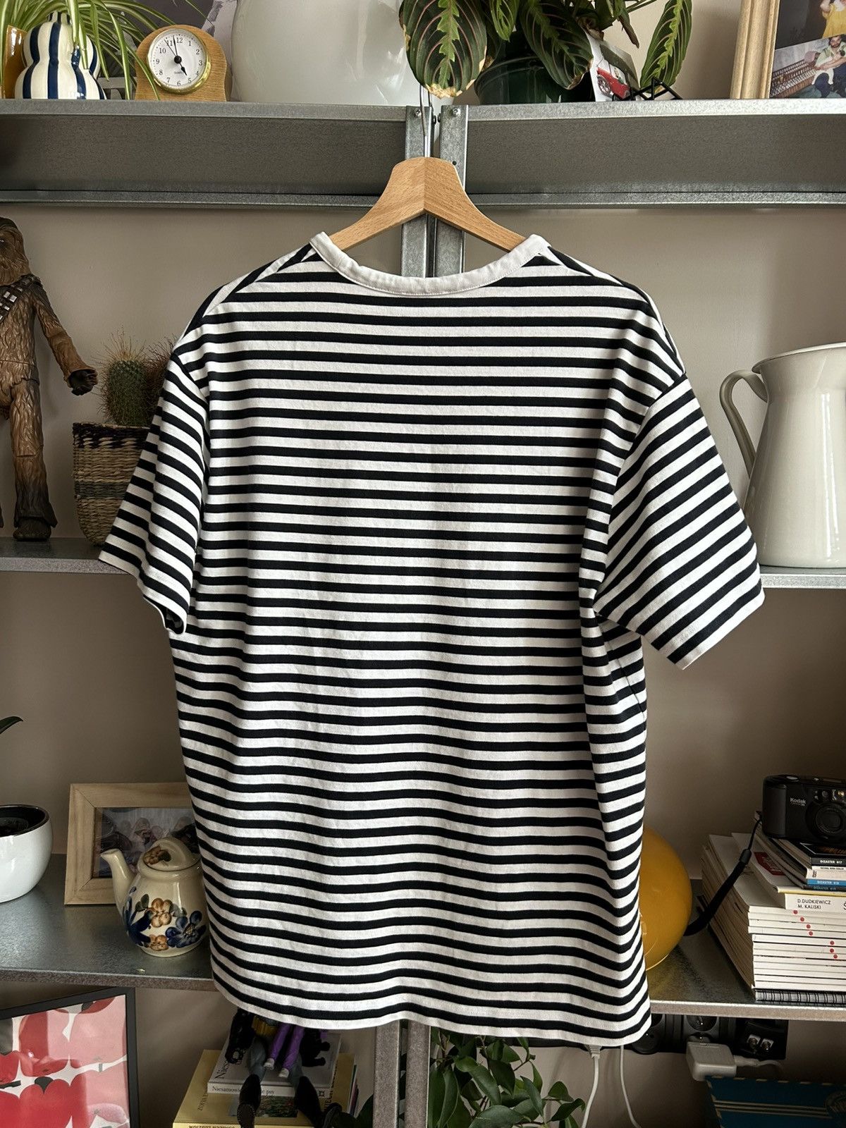 Cos COS Black White Stripped Tee Minimalist Designer Scandi Size US M / EU 48-50 / 2 - 4 Thumbnail