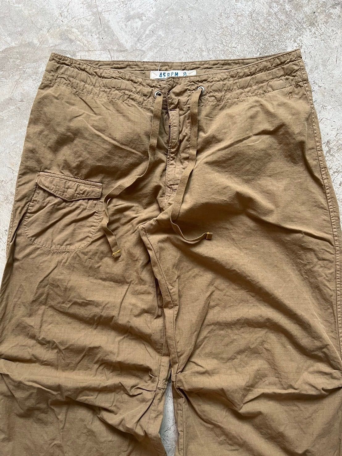 45rpm × Vintage 45rpm Ripstop Flared Pants Size US 30 / EU 46 - 4 Thumbnail