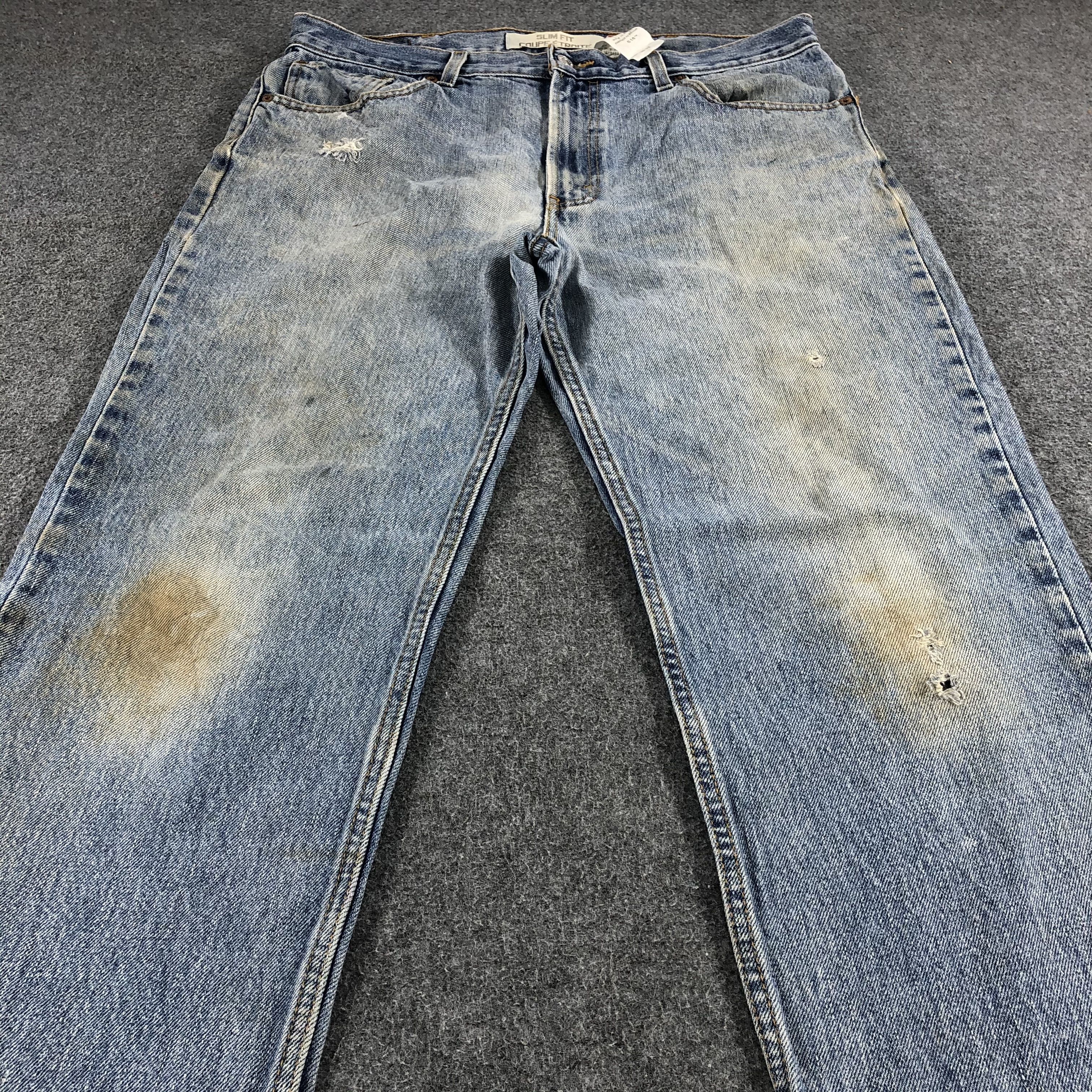 Levi's Dirty Light Wash Vintage Levis 516 Jeans-J1126 Size US 36 / EU 52 - 3 Thumbnail