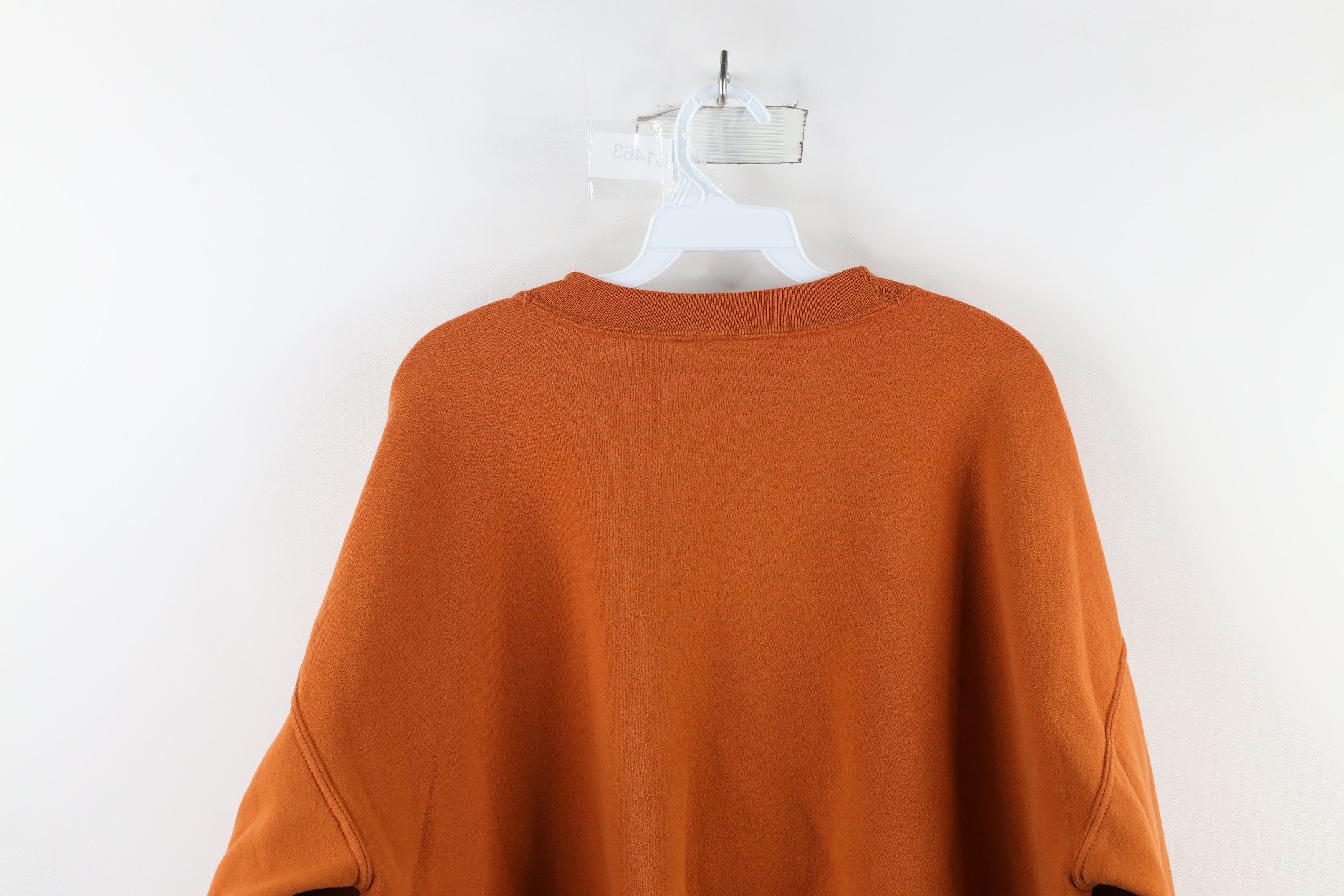 Vintage Vintage Y2K 2006 Dr Seuss Hears A Who Sweatshirt Orange Size US XL / EU 56 / 4 - 15 Thumbnail