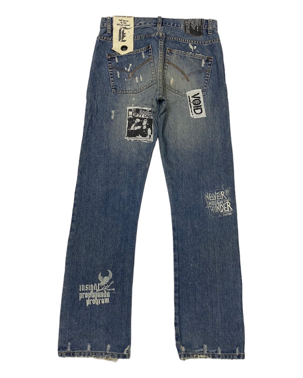 14th Addiction 🔥THE VOID INSIGHT FIFTYONE PUNK GOTH DISTRESSED DENIM JEANS Size US 32 / EU 48 - 8 Thumbnail