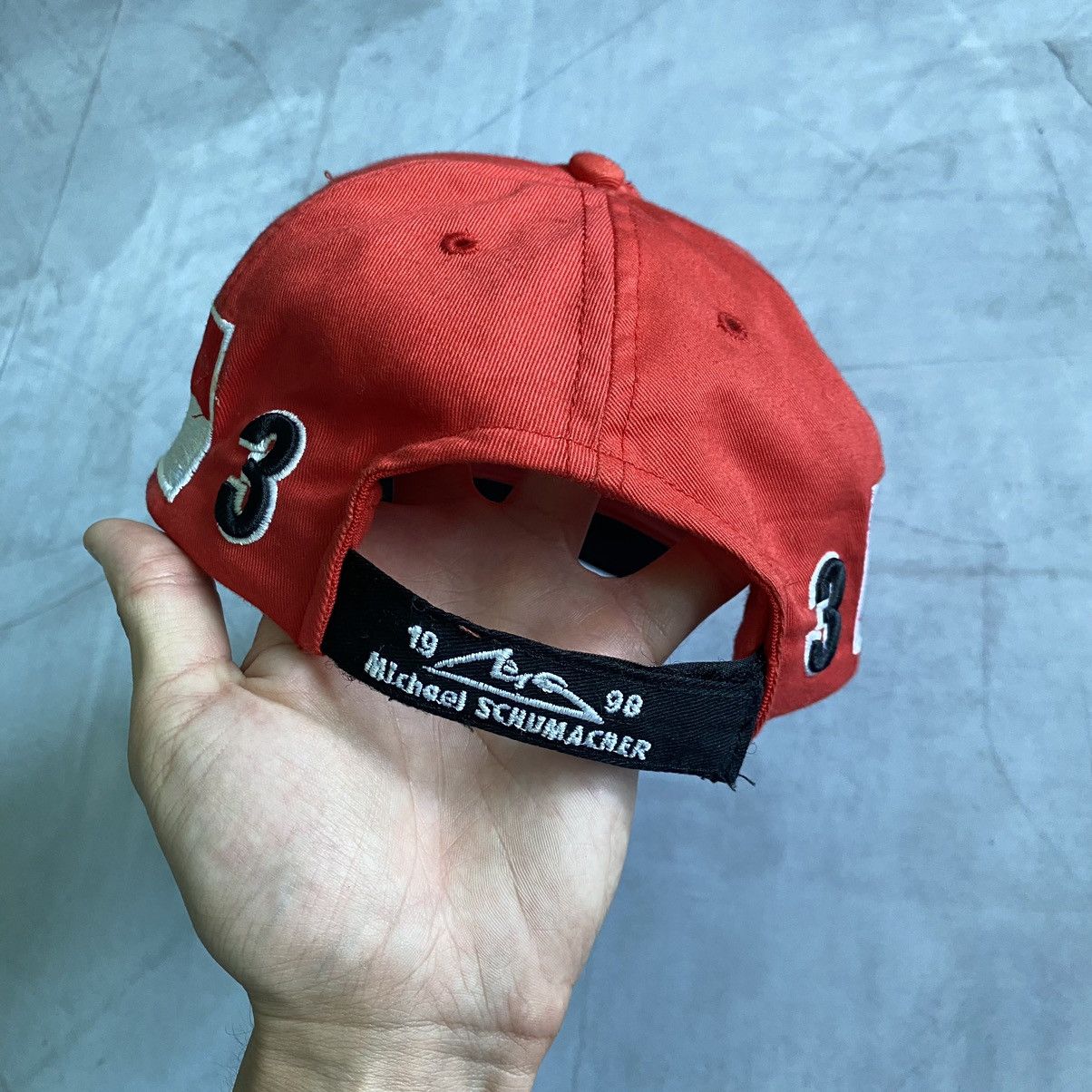 Vintage Rare Vintage DEKRA Michael Schumacher 1998 Ferrari F1 Cap Size ONE SIZE - 6 Thumbnail