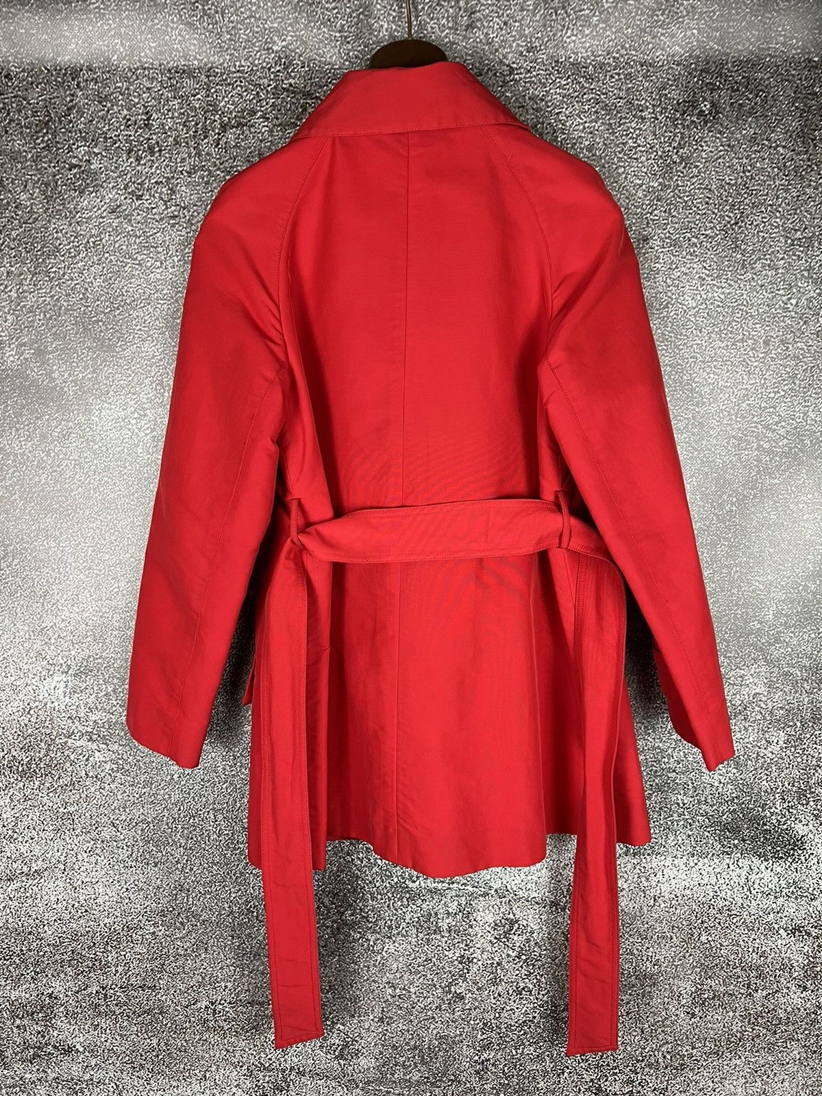 Designer × Dolce & Gabbana Dolce & Gabbana Red Polka dot Trench Coat Made in Italy Size S / US 4 / IT 40 - 6 Thumbnail