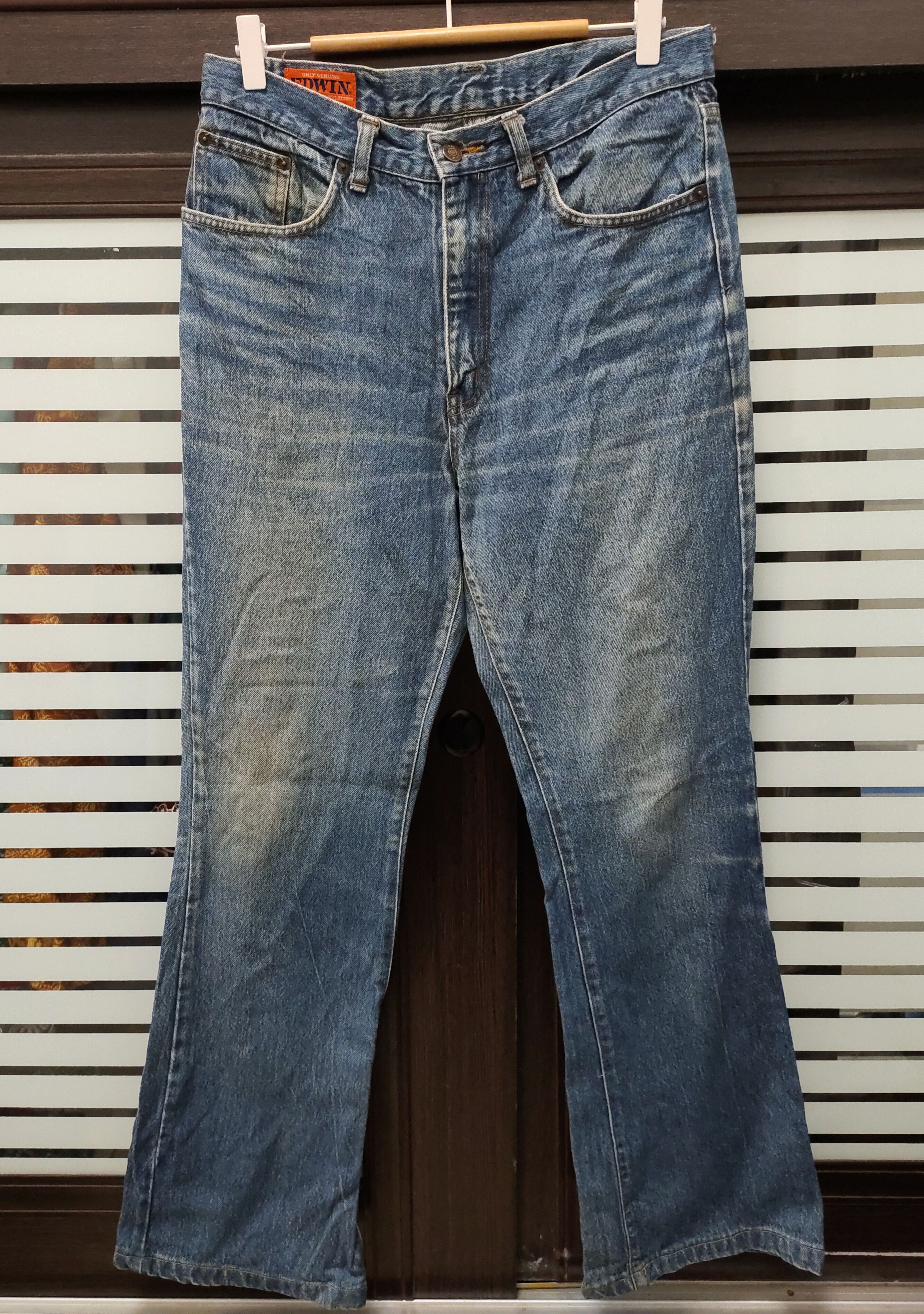 Japanese Brand 💥 Flared Bootcut Edwin Frontier Denim 💥 Size US 32 / EU 48 - 2 Thumbnail