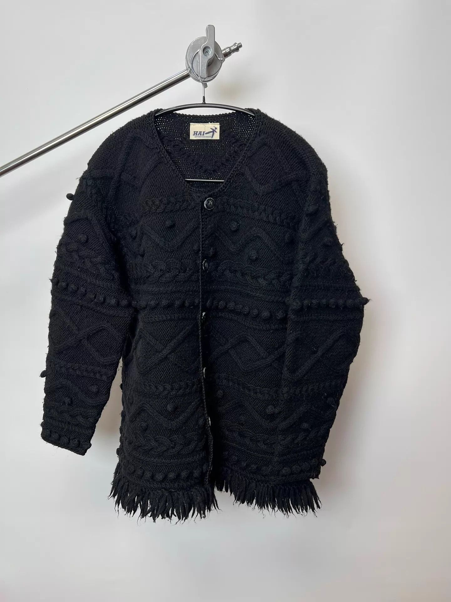 Issey Miyake Issey Miyake Vintage Tassel Pom Pom Wool Knit Cardigan M Size M / US 6-8 / IT 42-44 - 1 Thumbnail