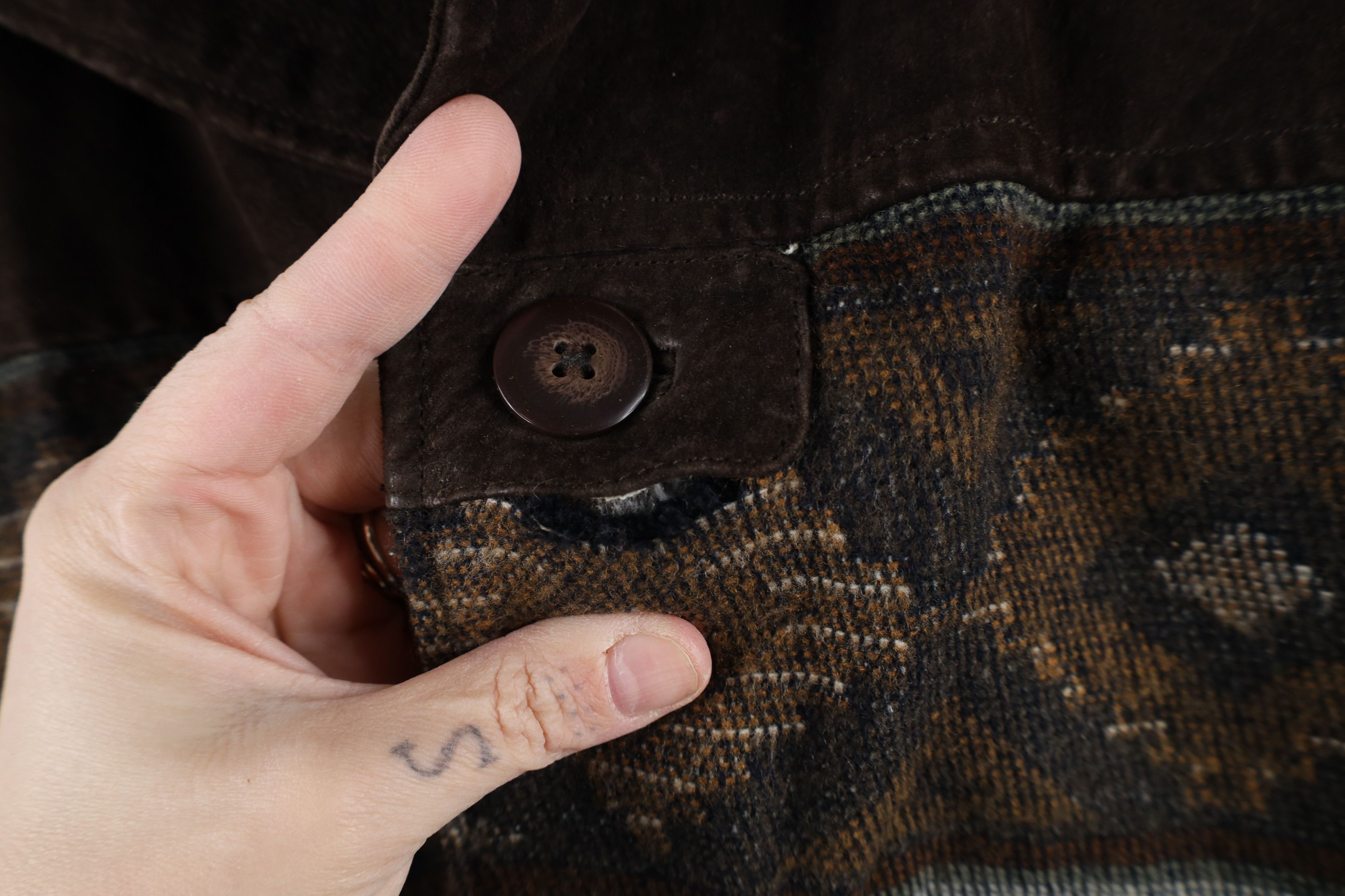 Vintage Vintage 90s Streetwear Suede Leather Southwestern Jacket Size US M / EU 48-50 / 2 - 5 Thumbnail