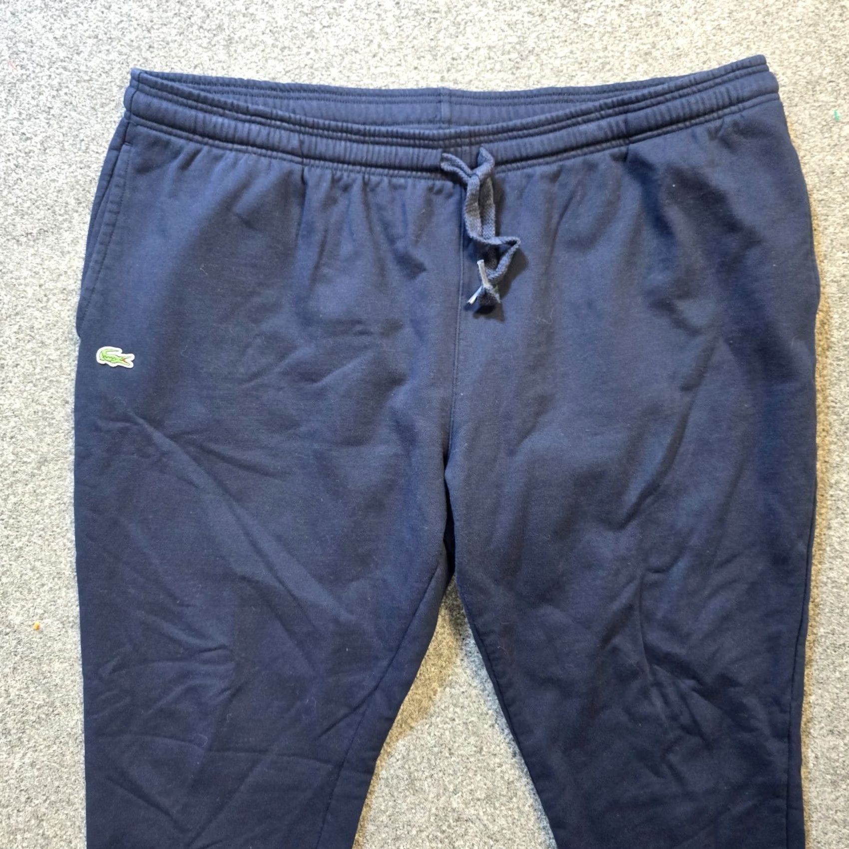 Lacoste Lacoste Sweatpants Womens 4XL Blue Tapered Pull On Casual Jersey Cotton Blend Elastic Waist Size 40" / US 18 - 3 Thumbnail