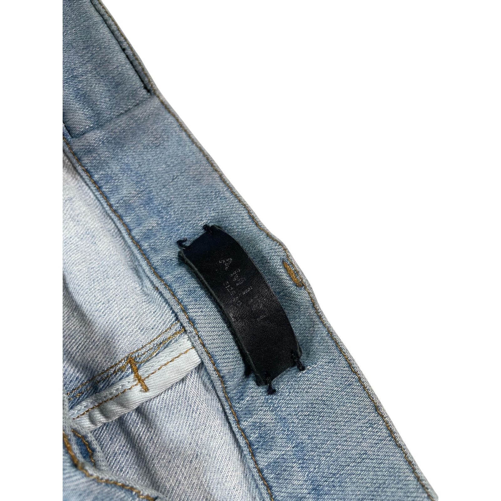 Amiri Amiri Wes Lang Zig Zag Light Wash Jeans Size US 30 / EU 46 - 2 Thumbnail