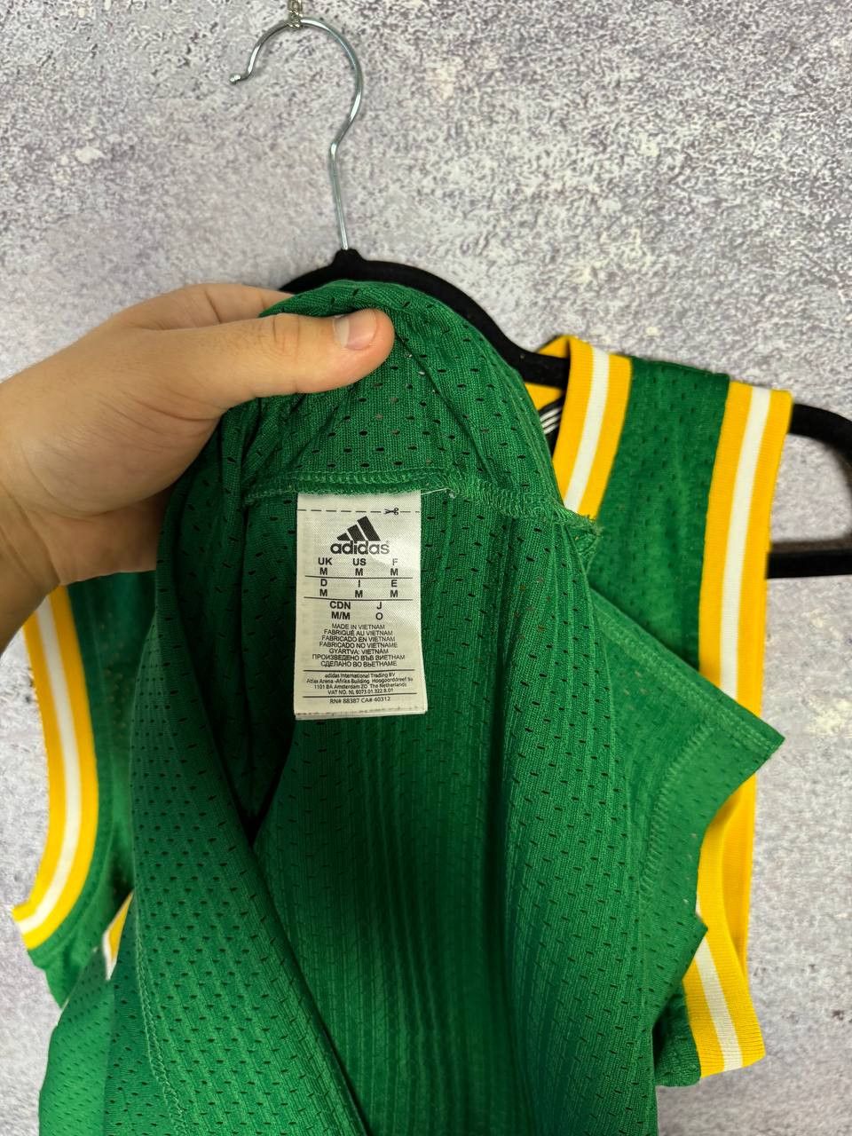 Adidas × NBA CARL MALONE Utah Jazz 2013 NBA Adidas Jersey Size US M / EU 48-50 / 2 - 15 Thumbnail