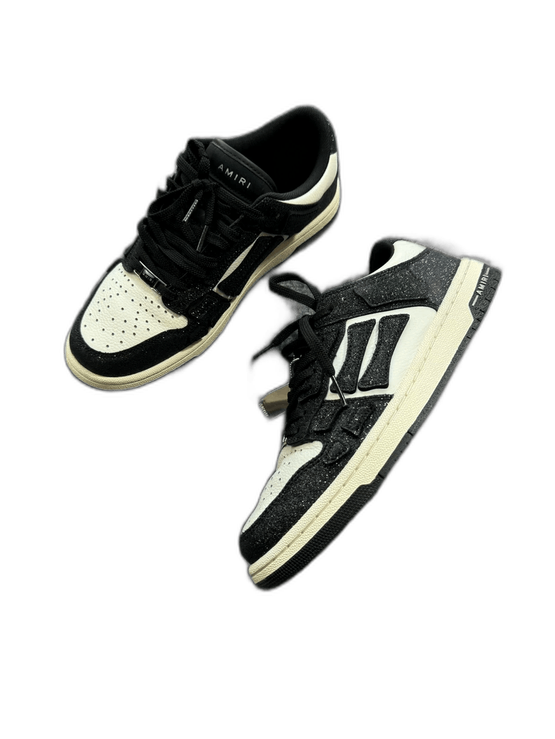 Amiri Amiri Black and White Sparkle Sneakers-yf Size US 7 / EU 40 - 1 Thumbnail