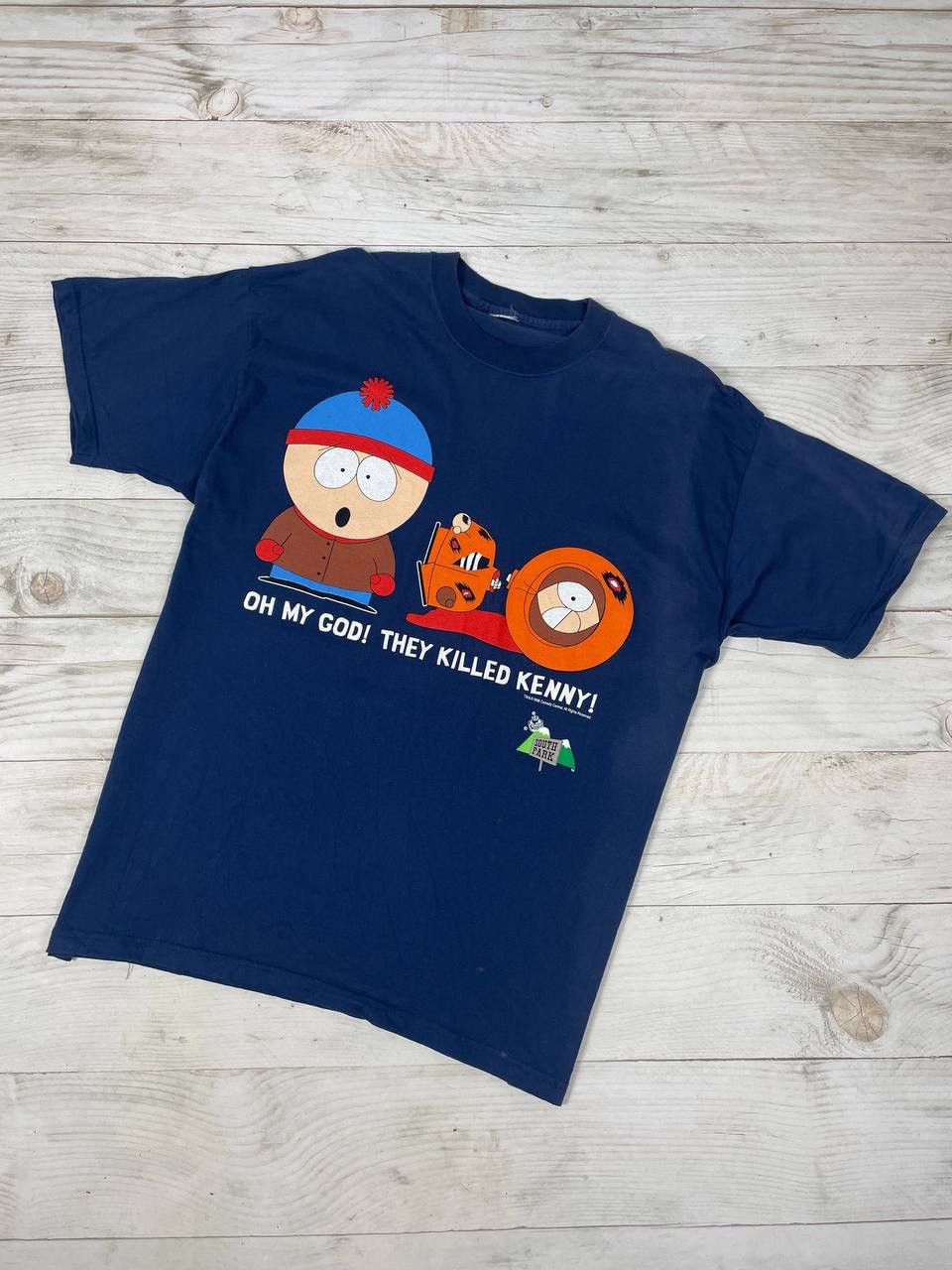 Cartoon Network Vintage South Park 1998 Killed Kenny Tee T Shirt Size US XL / EU 56 / 4 - 1 Thumbnail