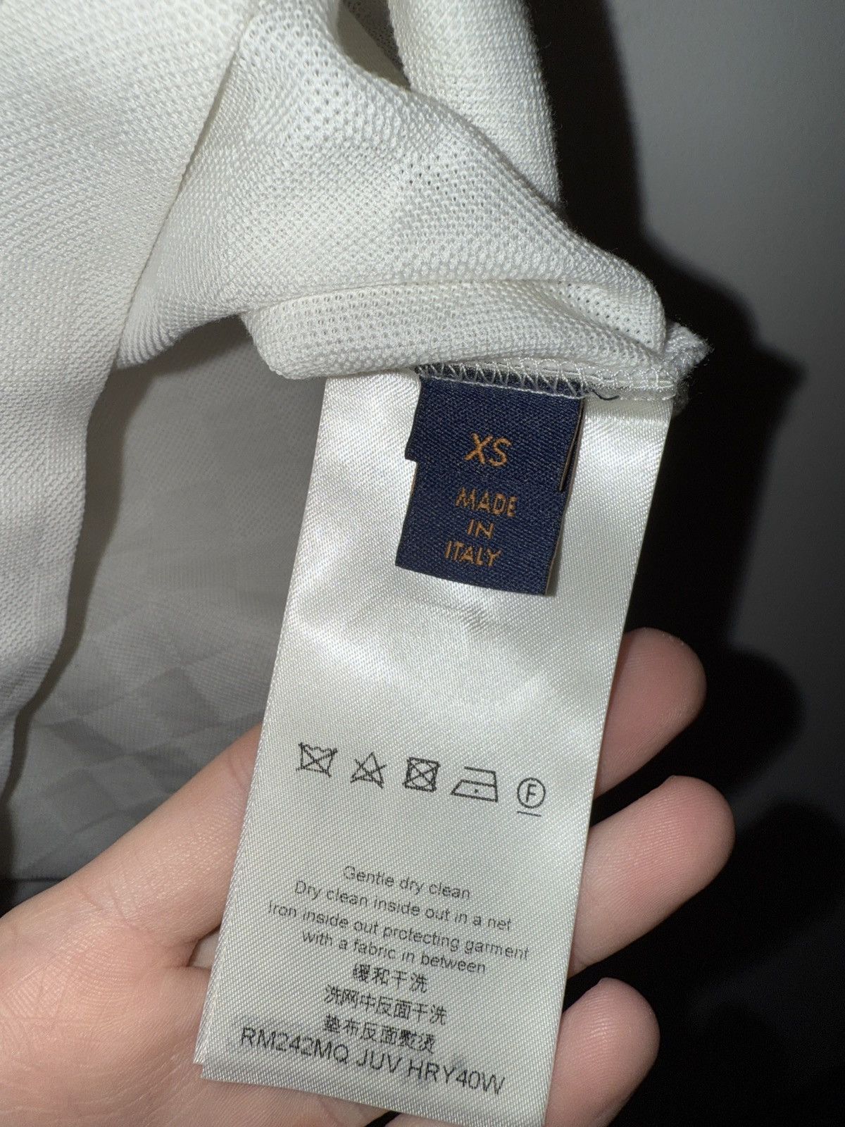 Louis Vuitton Louis Vuitton White Checker Short Sleeve T-Shirt Size US XS / EU 42 / 0 - 4 Thumbnail