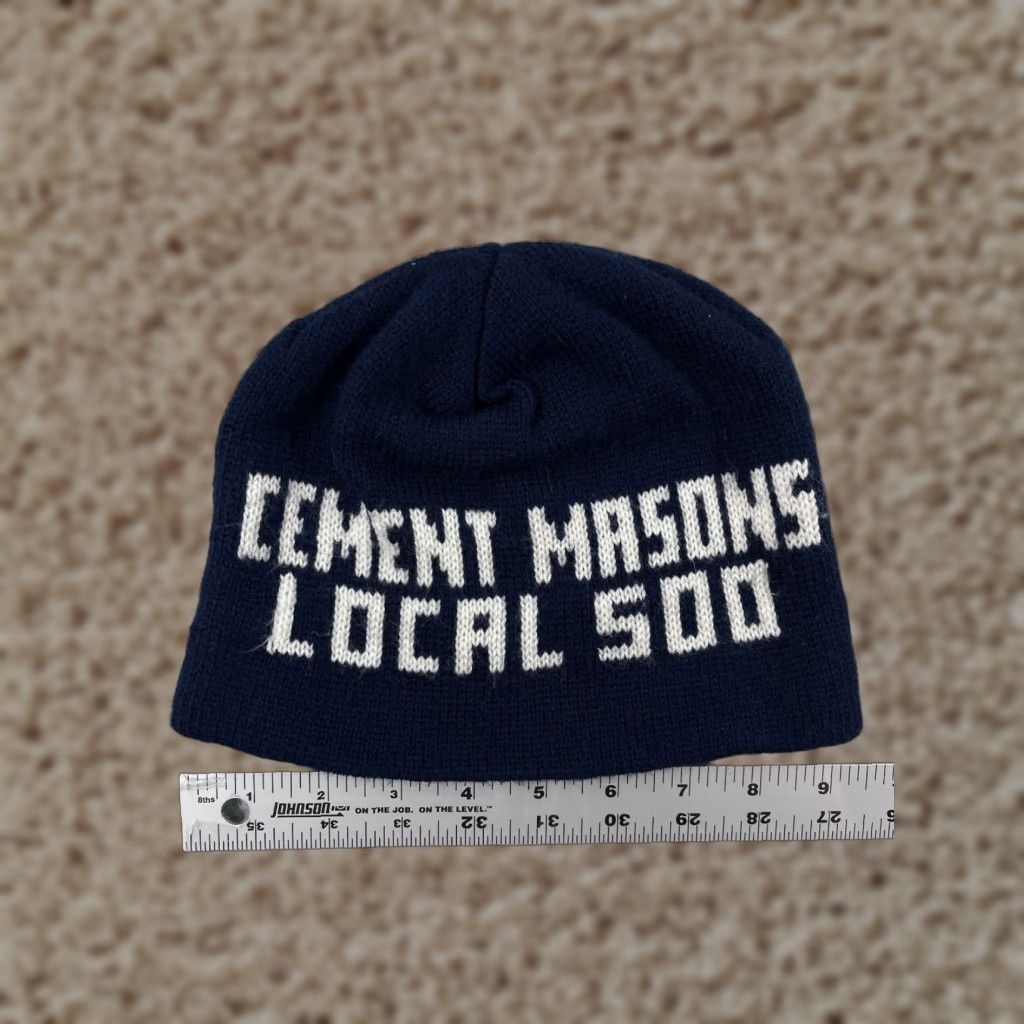 Vintage VINTAGE The Frank Doolittle Beanie Knit Hat Adult One Size Blue Ultralight Lightweight Winter Outdoors Ski] Size ONE SIZE - 1 Thumbnail