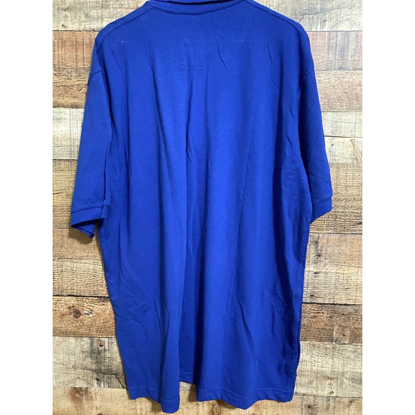 Vintage Ultra Club Polo Shirt Men Short Sleeve Blue 2XL Button-Up Classic 100% Cotton Solid Polo Shirt Size US XXL / EU 58 / 5 - 3 Thumbnail