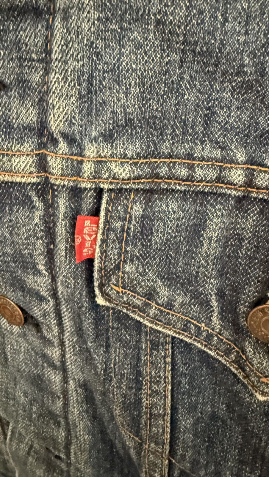 Levi's Vintage Levis Denim Jacket Size US S / EU 44-46 / 1 - 3 Thumbnail