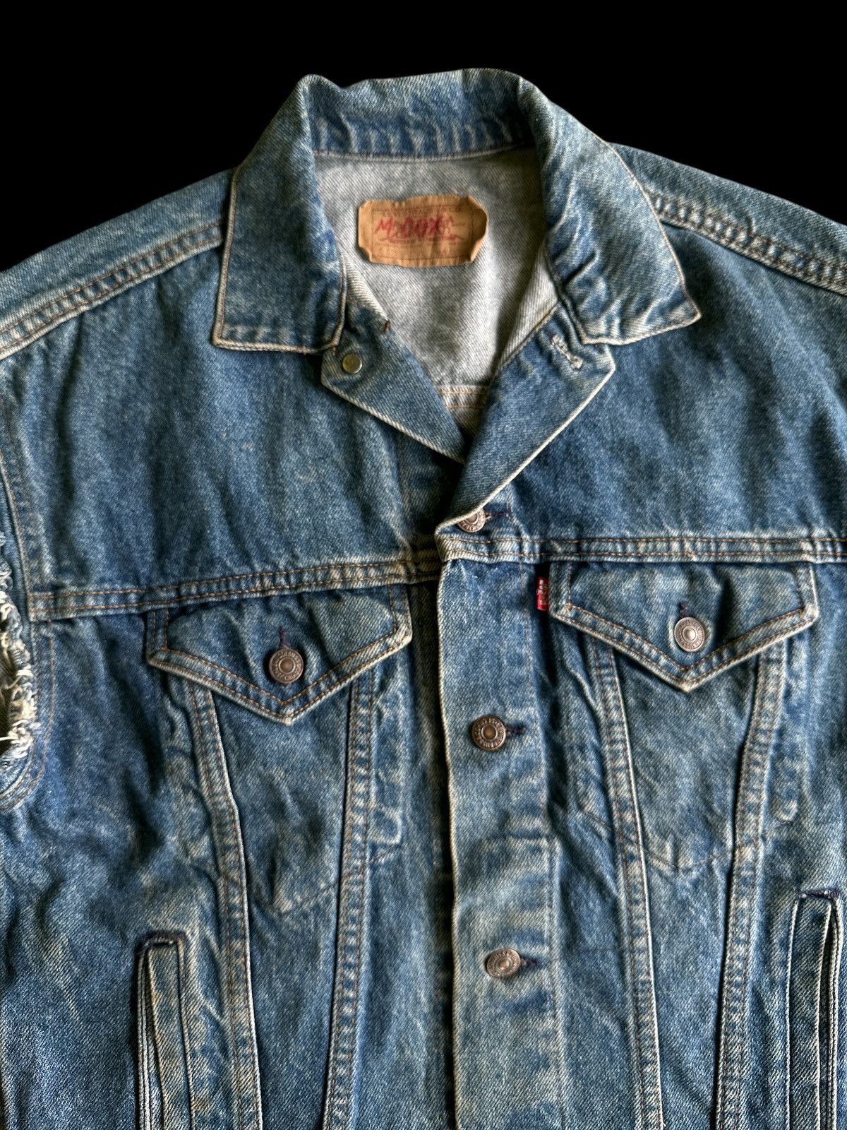 Kapital Denim Jacket💥 Levis Type ||| Denim Jacket SleeveLess 💥 Size US L / EU 52-54 / 3 - 3 Thumbnail