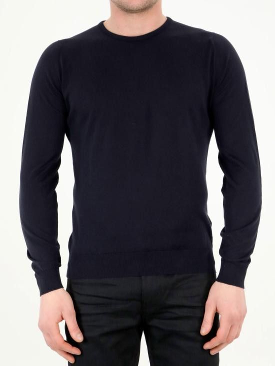 John Smedley JOHN SMEDLEY Men Sweater HATFIELD BLUE Size US XXL / EU 58 / 5 - 1 Thumbnail