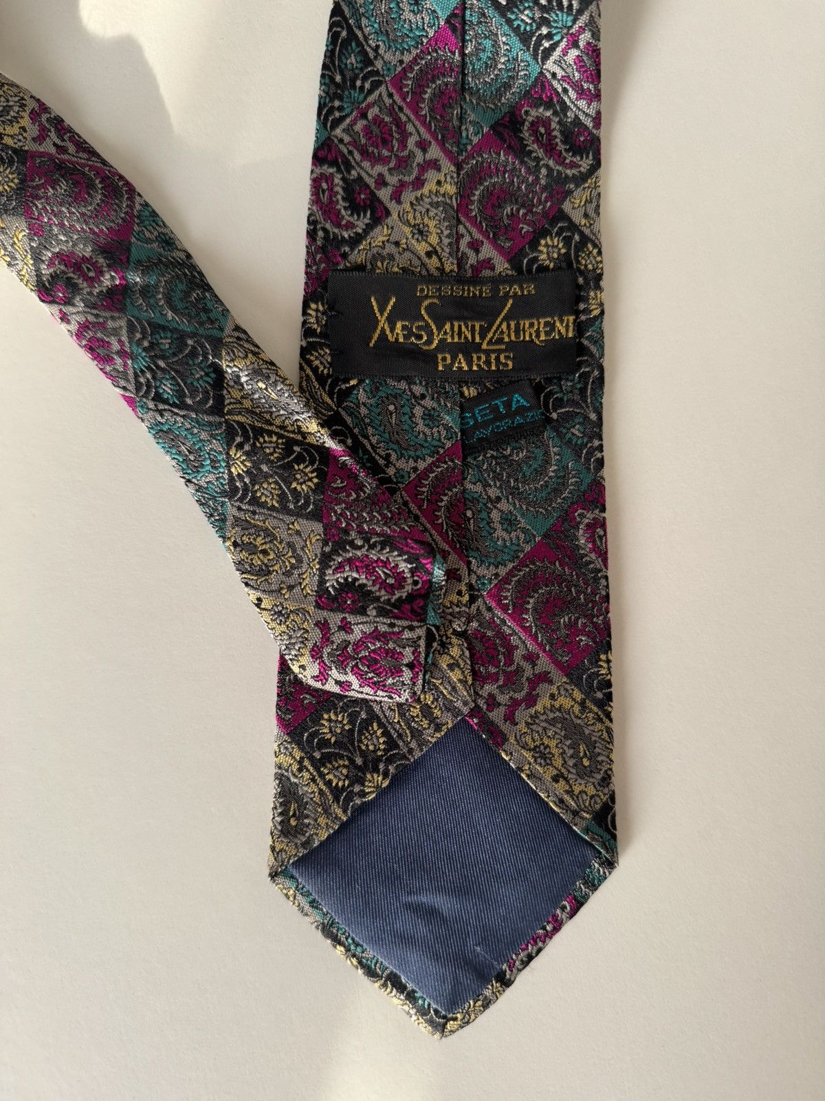 Yves Saint Laurent Yves Saint Laurent Vintage Tie Size ONE SIZE - 3 Thumbnail