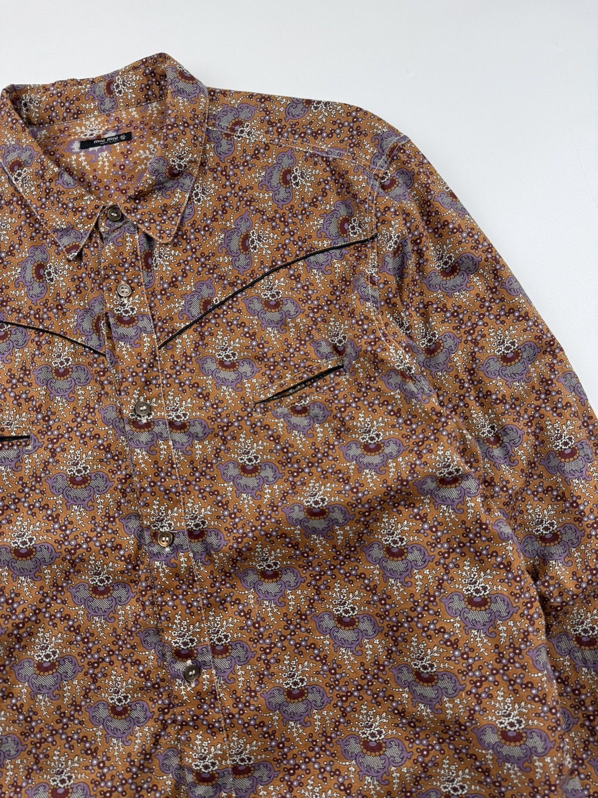 Miu Miu Archive Miu Miu S/S’04 Western Shirt Size US M / EU 48-50 / 2 - 7 Thumbnail