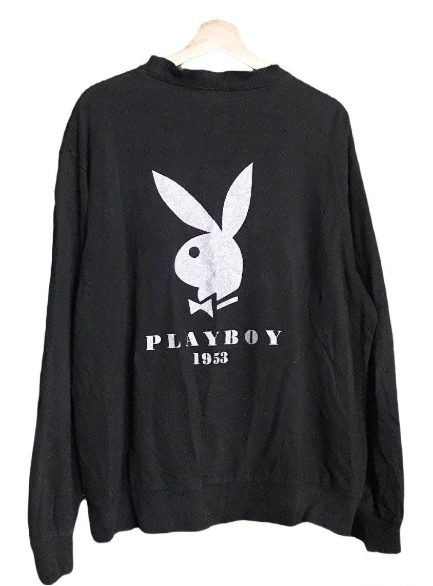 Playboy Playboy Sweatshirt Crewneck Black Colour Size US XL / EU 56 / 4 - 2 Thumbnail
