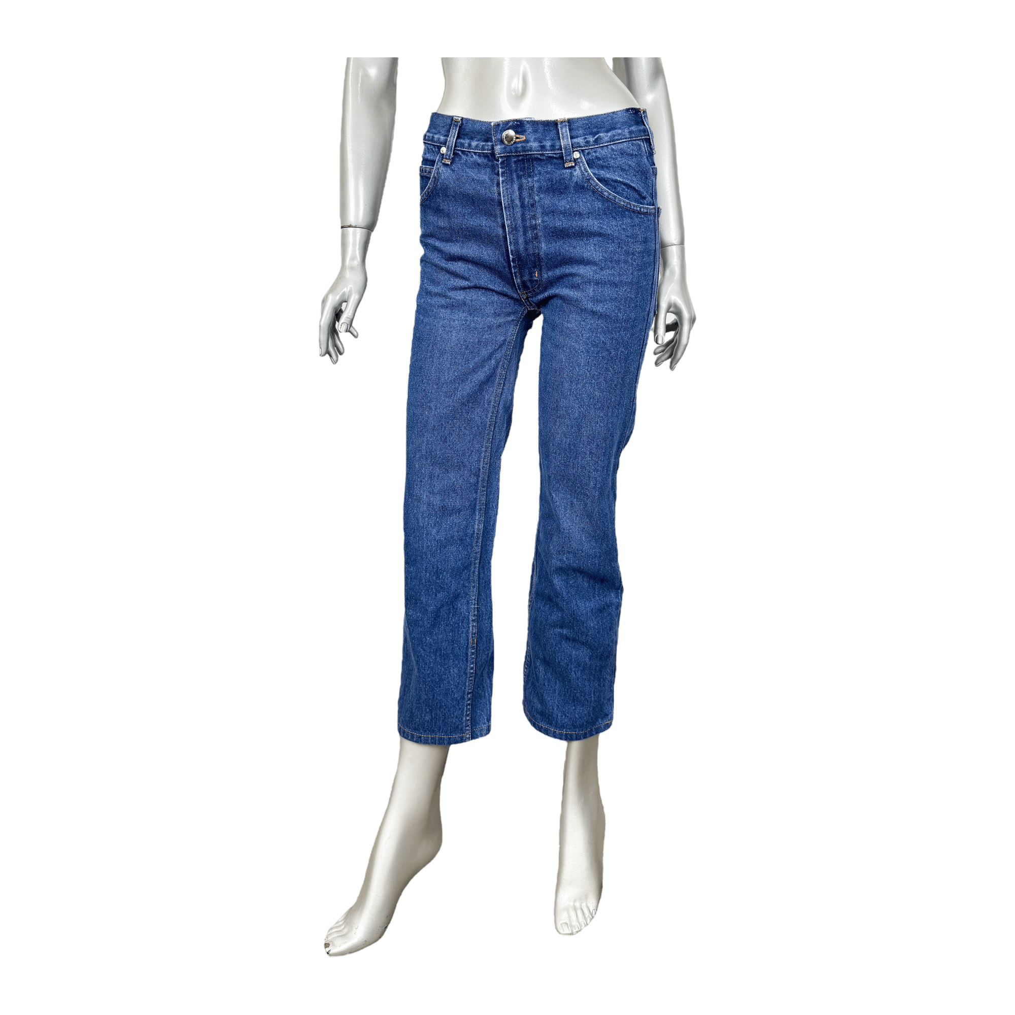 Valentino × Vintage Vintage Valentino Women's Crop Jeans Size 28" / US 6 / IT 42 - 3 Thumbnail