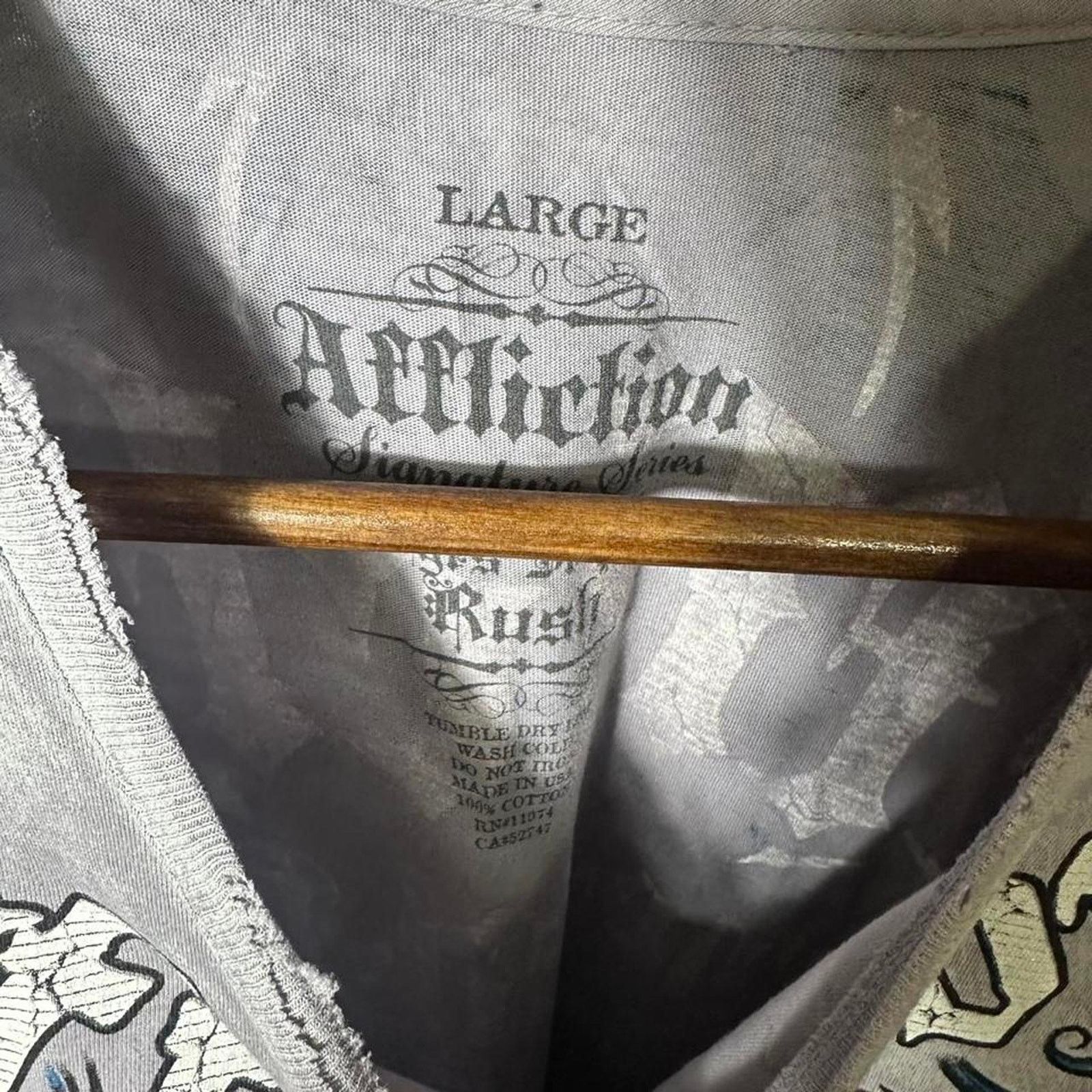 Affliction Y2K Affliction AOP Georges St-Pierre Tee Large Grunge Shirt Size US L / EU 52-54 / 3 - 3 Thumbnail