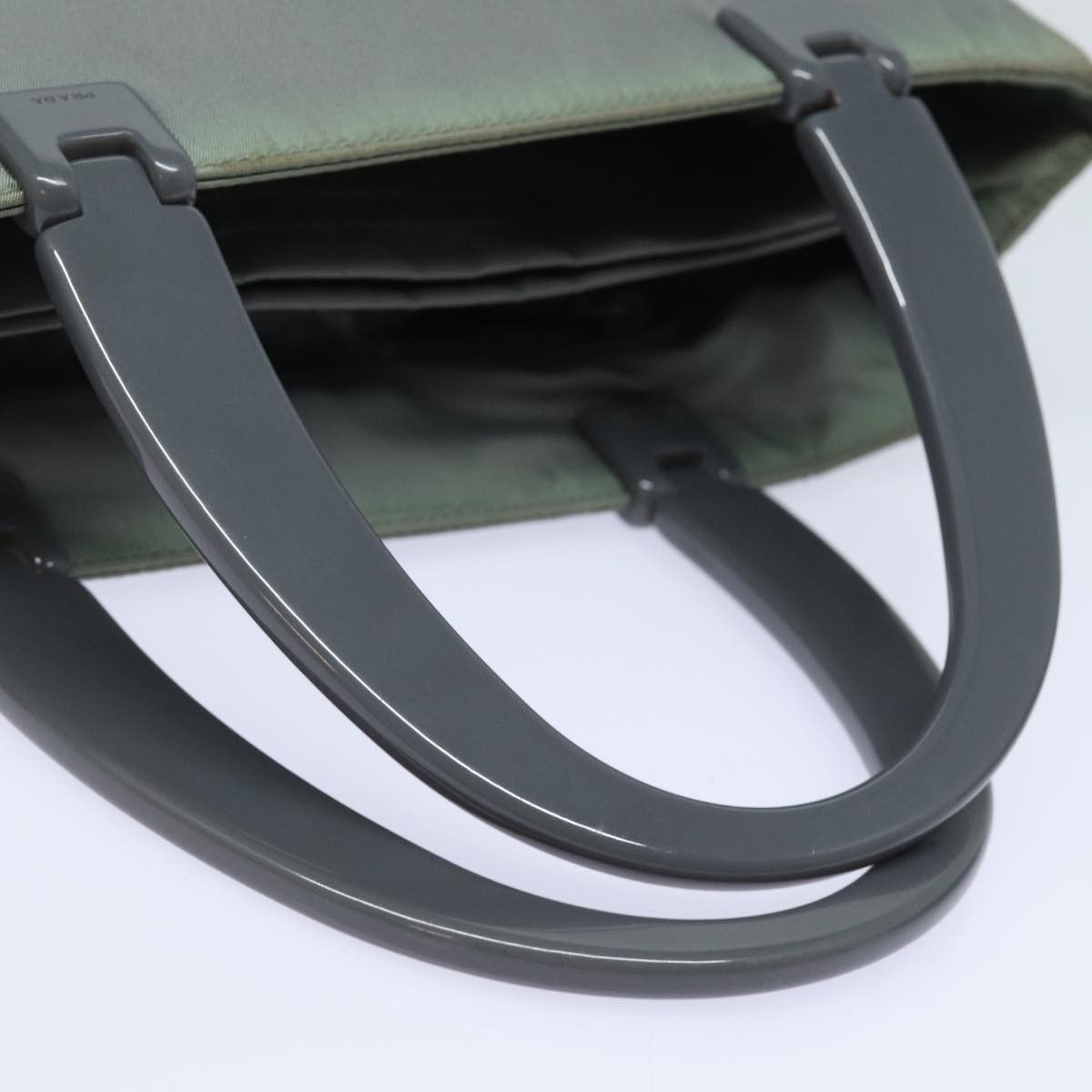 Prada PRADA Hand Bag Nylon Gray Size ONE SIZE - 7 Thumbnail