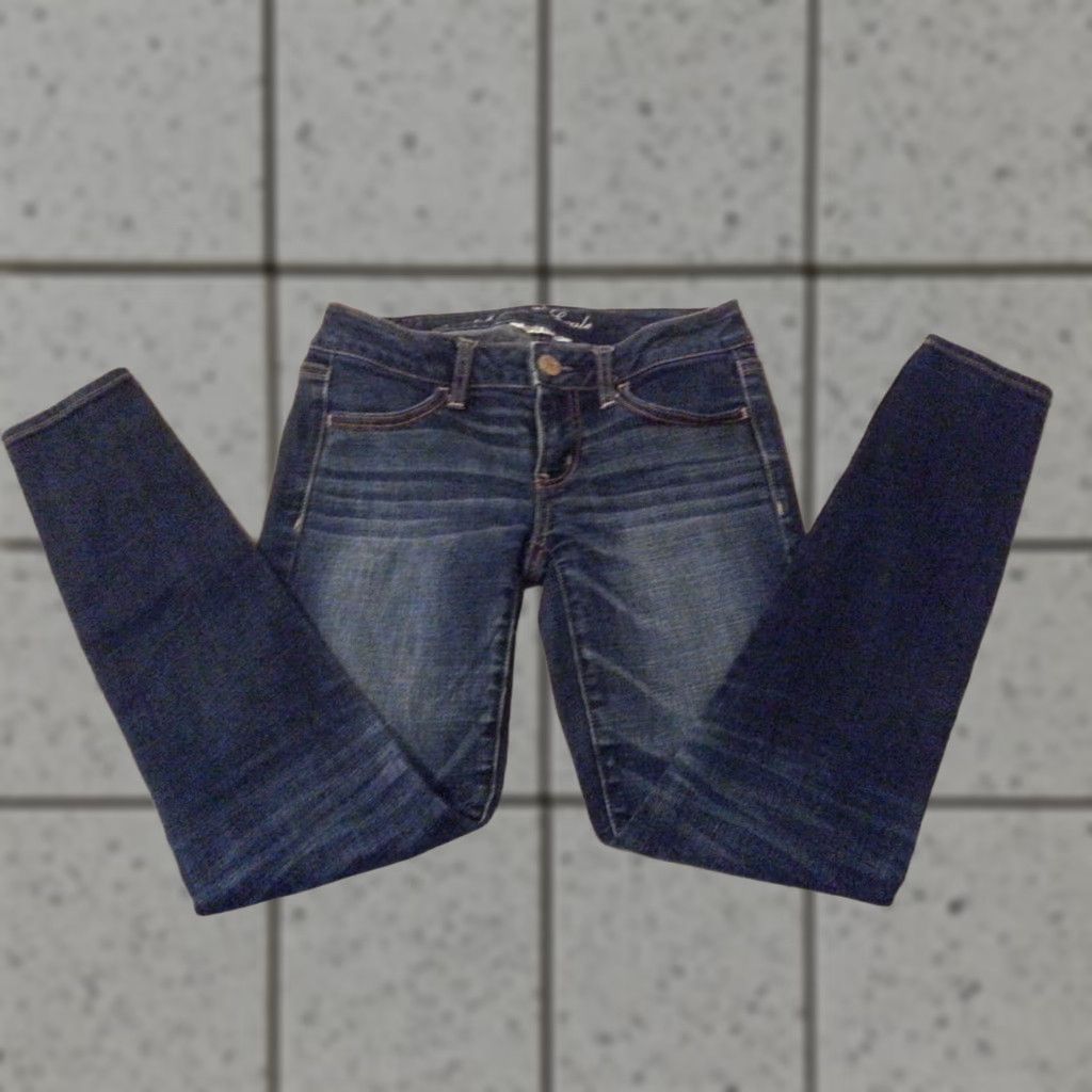 American Eagle Outfitters VINTAGE American Eagle Outfitters Jeans Womens Denim Jegging 2 25x26 Blue Womens Size 26" / US 2 / IT 38 - 1 Thumbnail