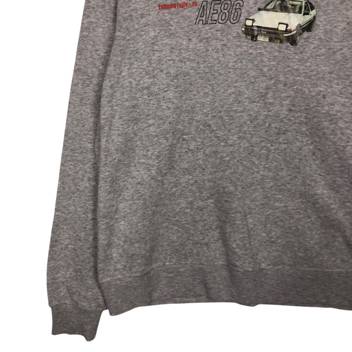 Japanese Brand 📌Vintage Sweatshirt Initial D AE86 JDM Big Logo Rare Size US L / EU 52-54 / 3 - 5 Thumbnail