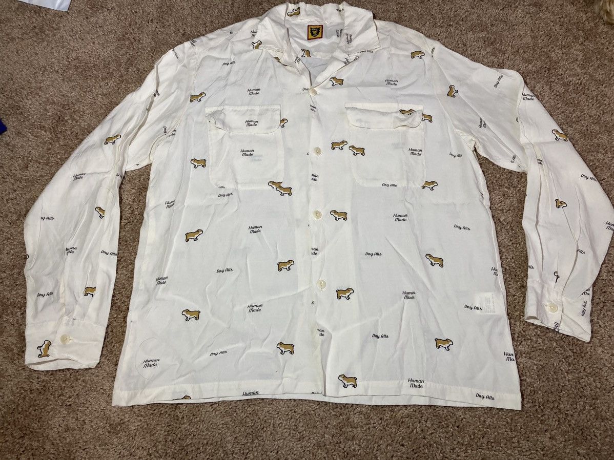 Human Made 2020 Human Made Bulldog Camp Collar Vintage Shirt 60s Nigo Size US M / EU 48-50 / 2 - 2 Thumbnail