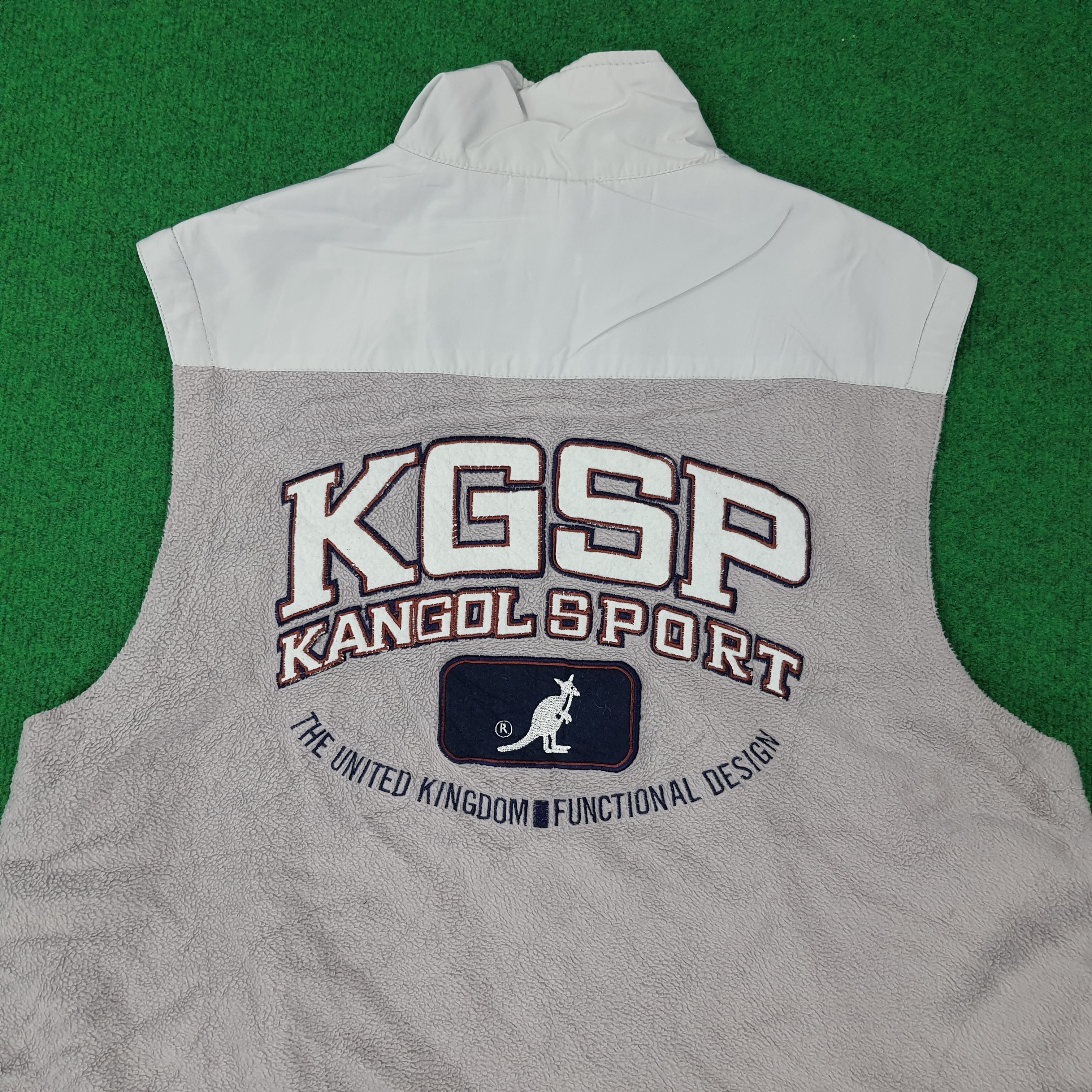 Kangol Vintage KGSP Kangol Sports Reversible Fleece Vests C267N9 Size US M / EU 48-50 / 2 - 2 Thumbnail