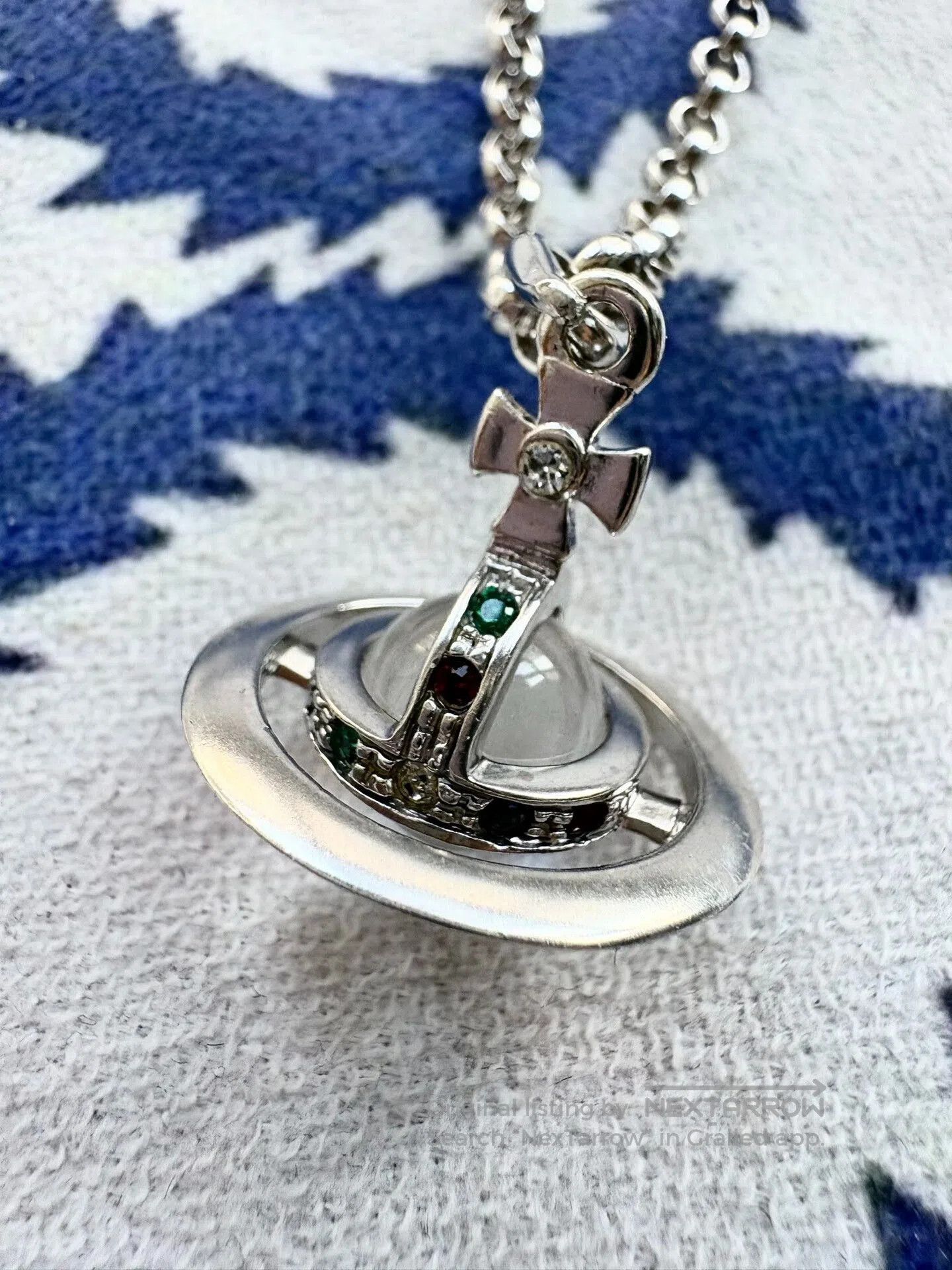 Vivienne Westwood Vivienne Westwood Vintage 925 Silver Orb Necklace. Size ONE SIZE - 1 Thumbnail