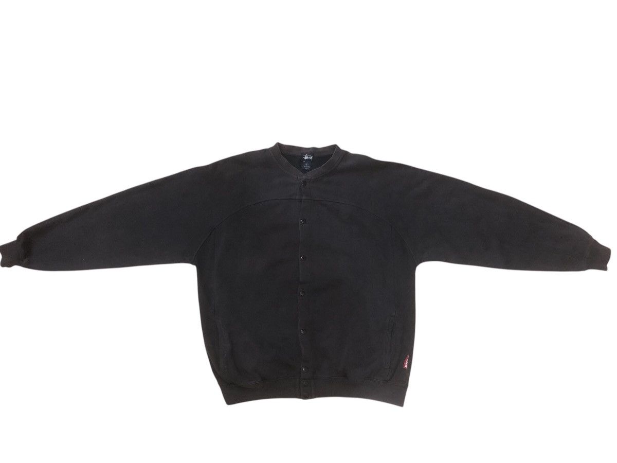 Stussy Faded Black Stussy Button Up Sweater Size US L / EU 52-54 / 3 - 1 Thumbnail
