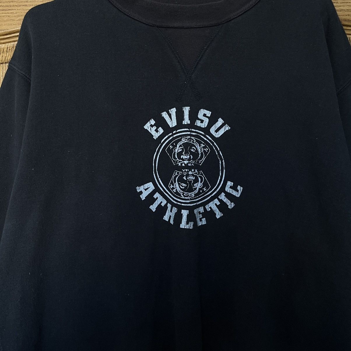 Evisu Vintage Evisu Sweatshirt Big Logo Size US L / EU 52-54 / 3 - 4 Thumbnail