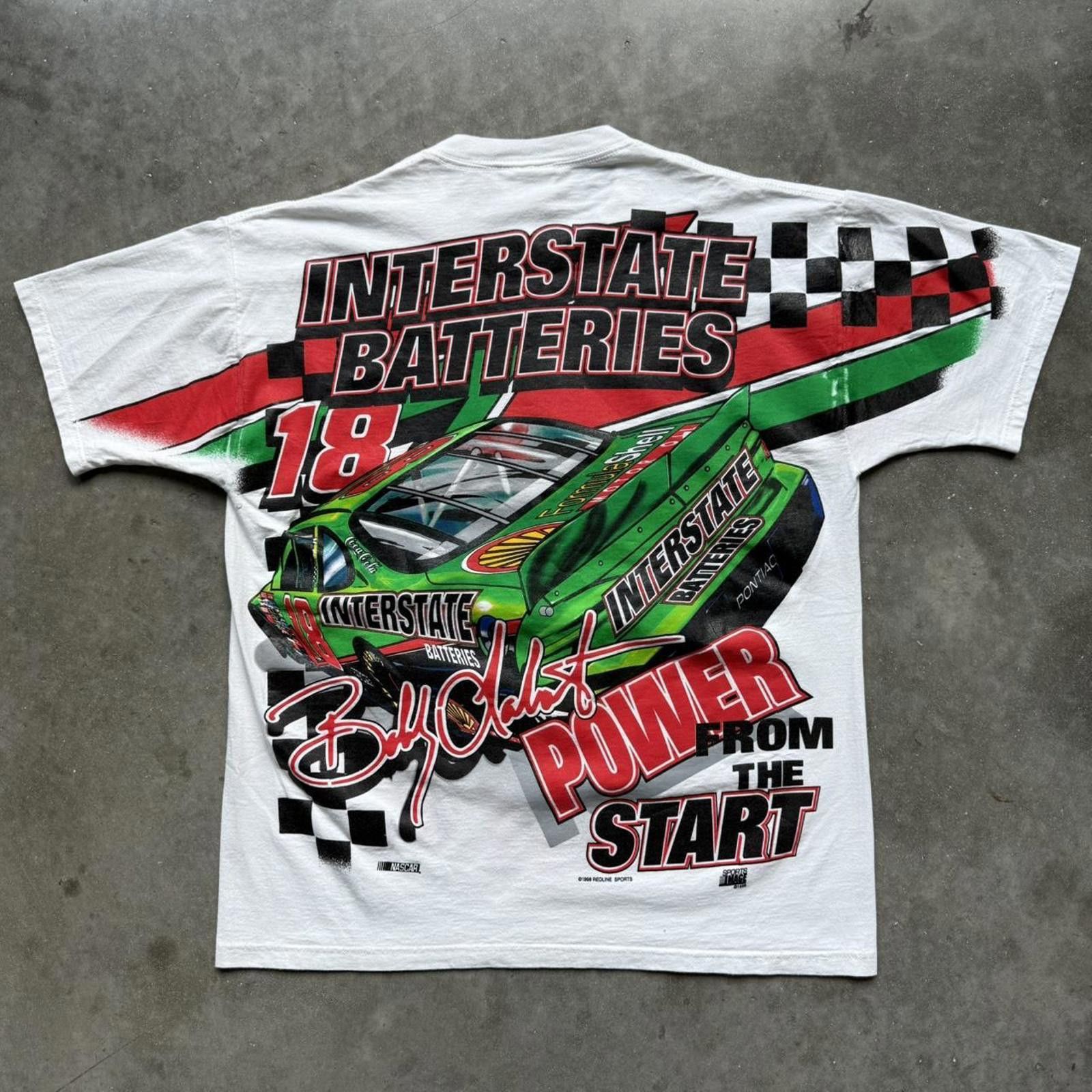 NASCAR Licensed NASCAR Bobby Labonte 1998 AOP Vintage 90's T-shirt Size US M / EU 48-50 / 2 - 2 Thumbnail