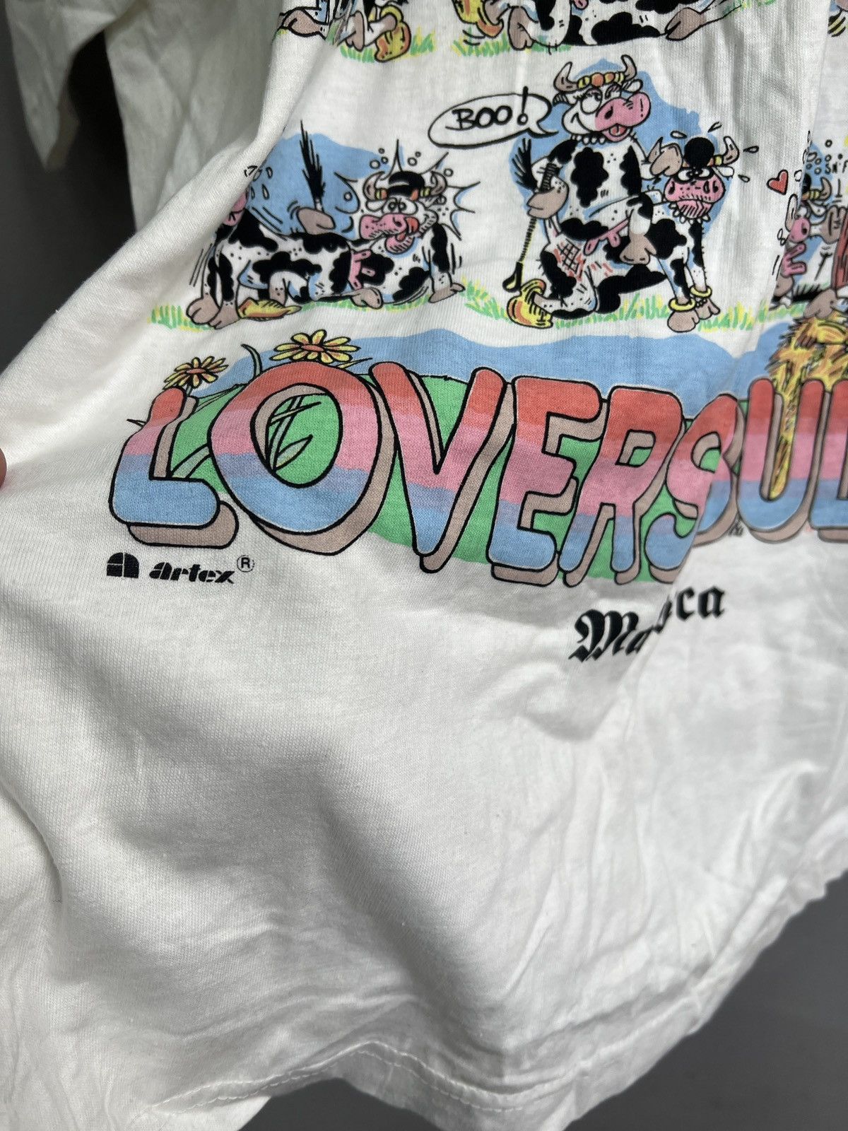 Other VINTAGE 90s lovers bulls camasutra funky tee t shirt Size US XL / EU 56 / 4 - 2 Thumbnail
