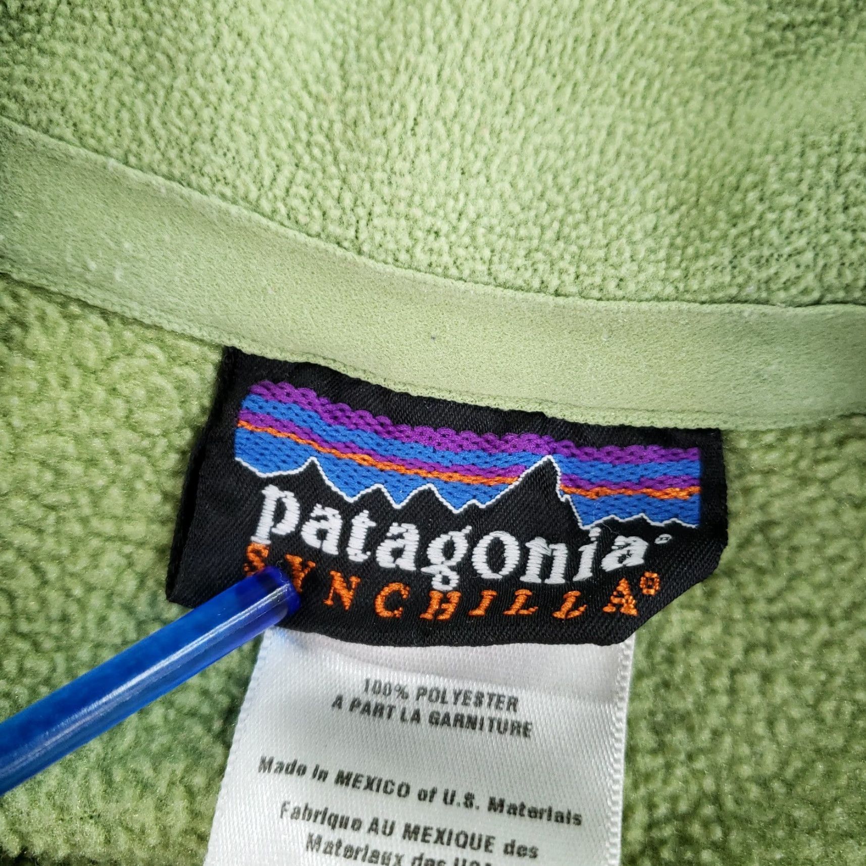 Patagonia Patagonia Synchilla Marsupial Jacket Womens Medium Green Fleece Lightweight Jacket Size L / US 10 / IT 46 - 5 Thumbnail