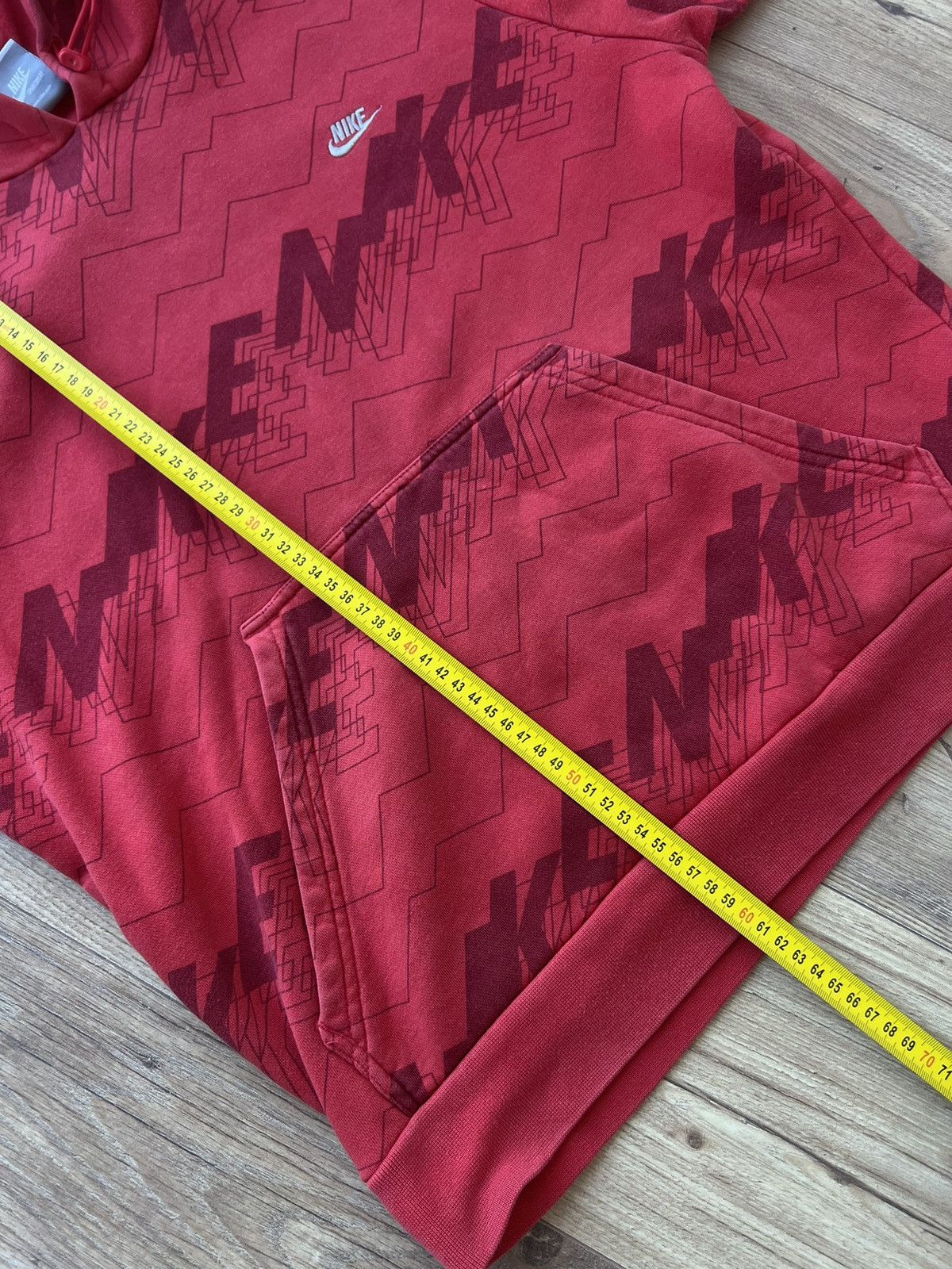 Nike 00’s NIKE MONOGRAM Y2K RARE BOXY HOODIE SWOOSH LOGO Size US S / EU 44-46 / 1 - 9 Thumbnail